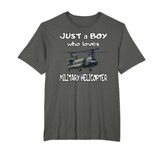 Ch 47 Chinook Military Helicopter Pilot T-Shirt - Minimalist Print Unisex - T-Shirt, Sweatshirt, Hoodie