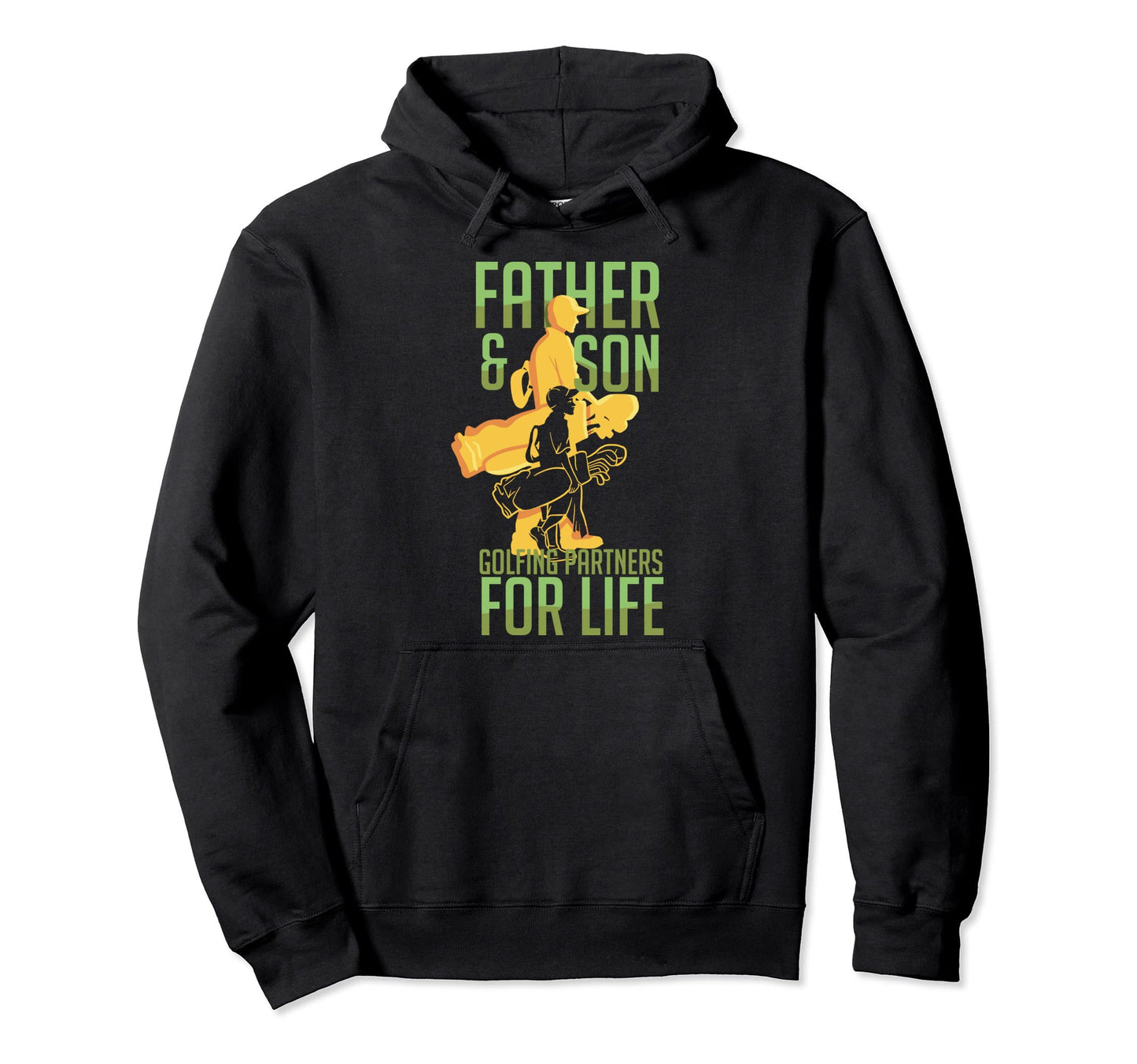 Golf Golfing Father Son Matching Dad Hoodie - Unique Graphic Men Women - T-Shirt, Sweatshirt, Hoodie