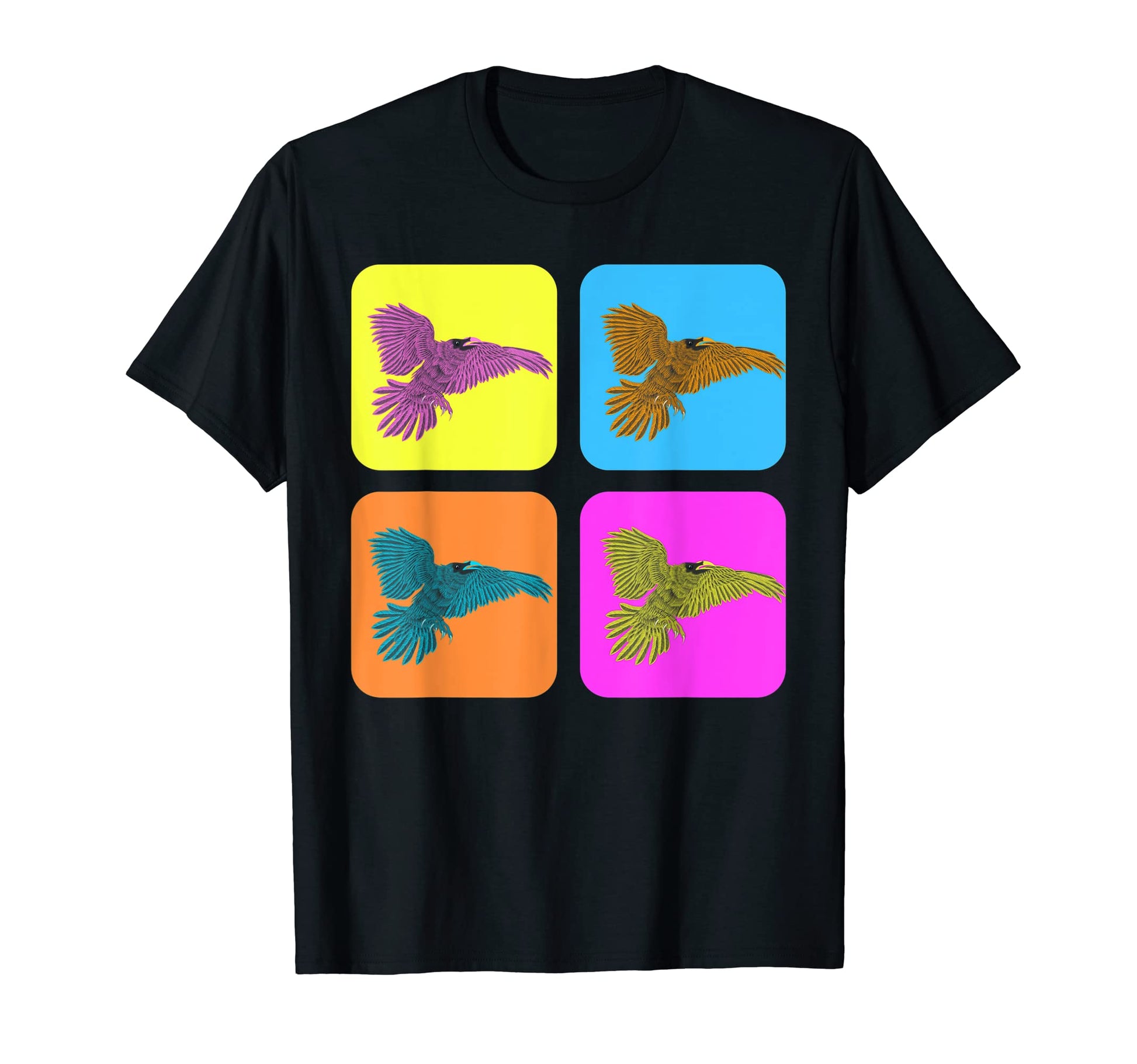 Creepy Bird Spooky Animal Gothic Raven T-Shirt - Unique Graphic for Adults - T-Shirt, Sweatshirt, Hoodie