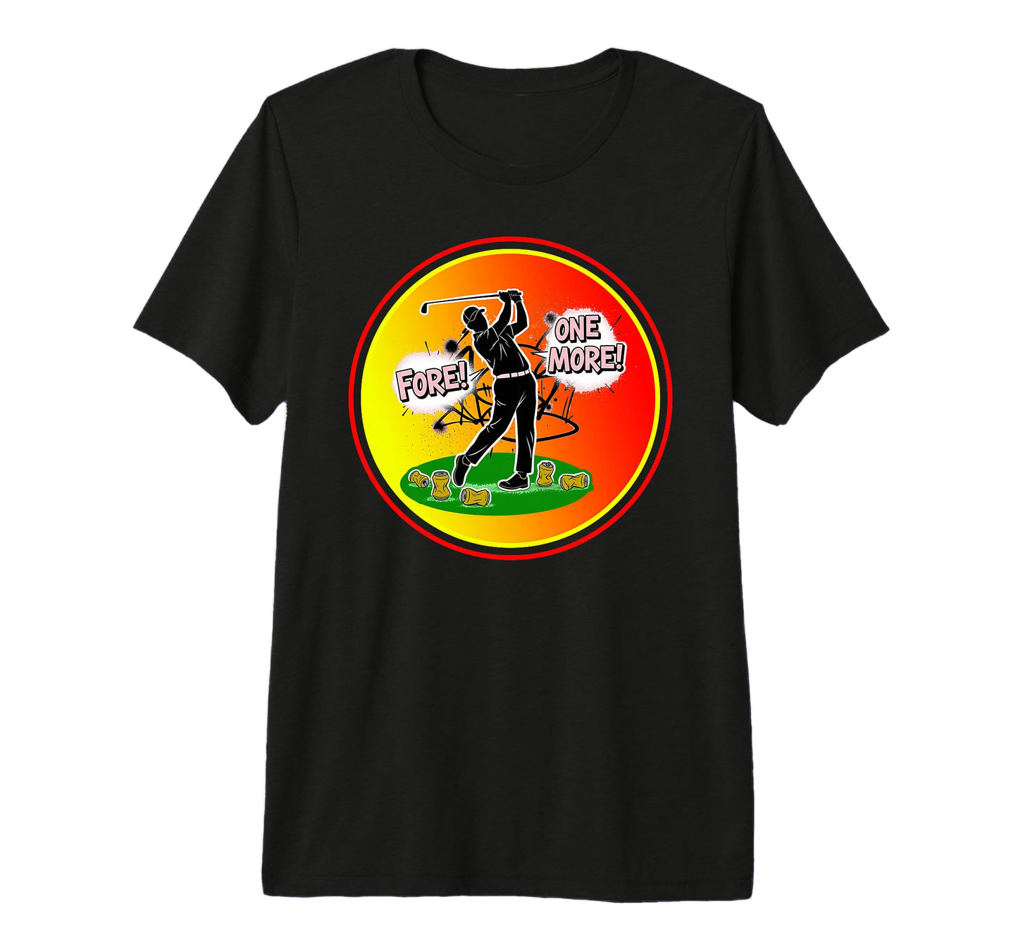 Golf Swing Lube Beer 19Th Hole Alcohol T-Shirt - Streetwear Style Unisex - T-Shirt, Sweatshirt, Hoodie