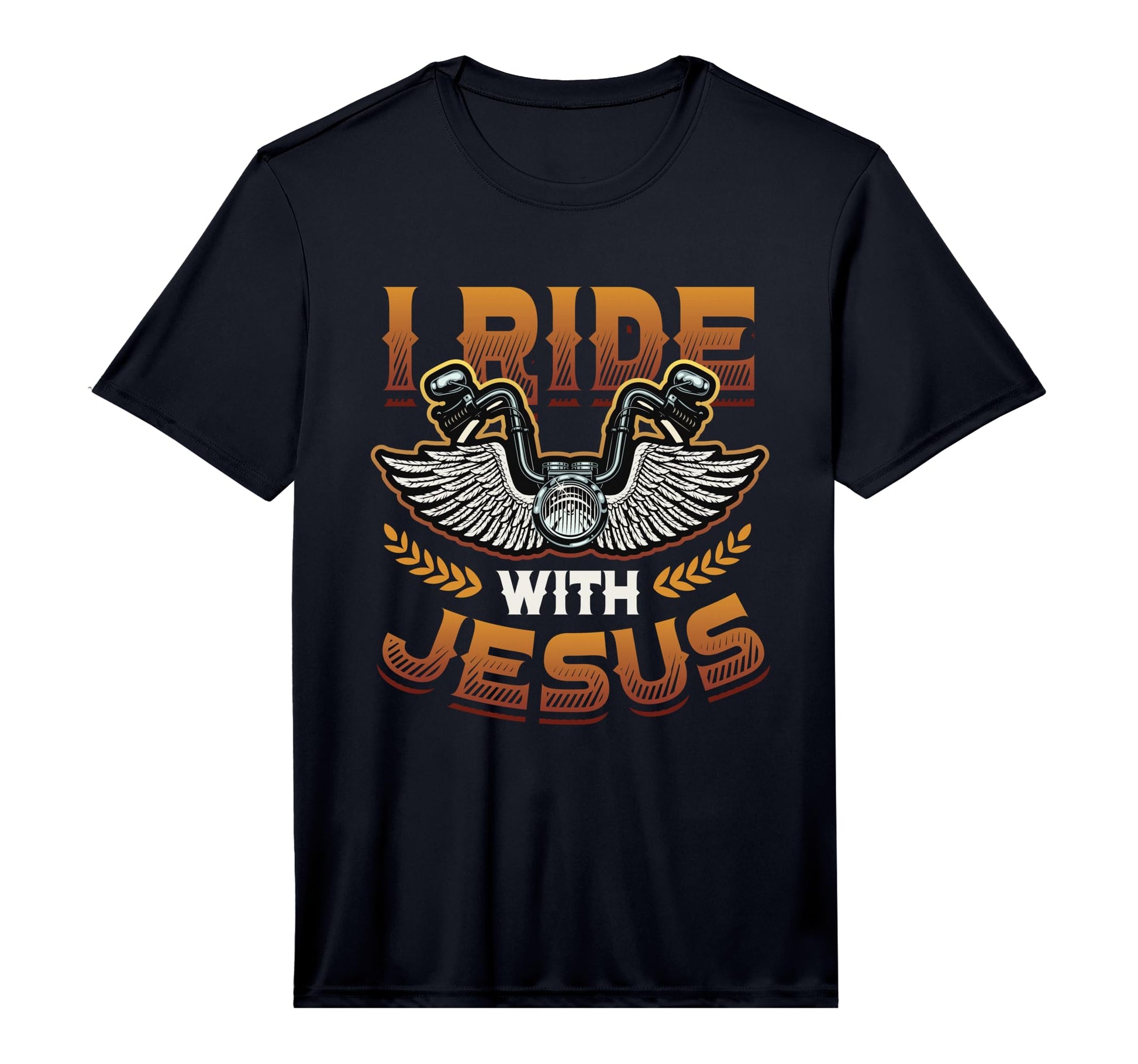 Mens I Ride Jesus Motorcycle Biker T-Shirt - Graphic Print Men Women - T-Shirt, Sweatshirt, Hoodie