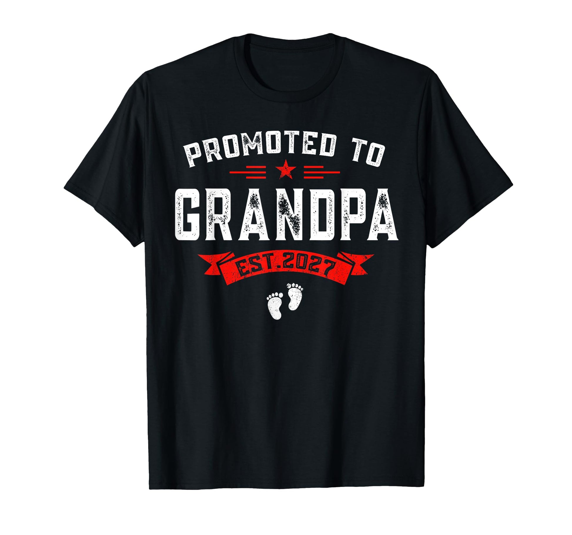 Promoted To Grandpa 2027 Funny New T-Shirt - Graphic Print Men Women - T-Shirt, Sweatshirt, Hoodie