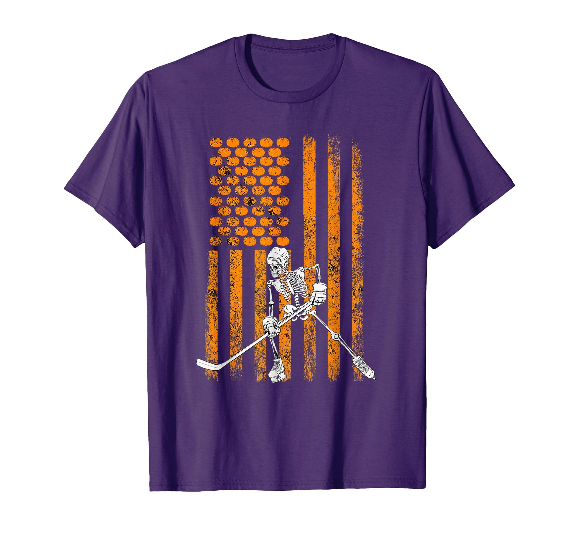 Skeleton Ice Hockey Player Fan Funny T-Shirt - Casual Everyday Wear Unisex - T-Shirt, Sweatshirt, Hoodie