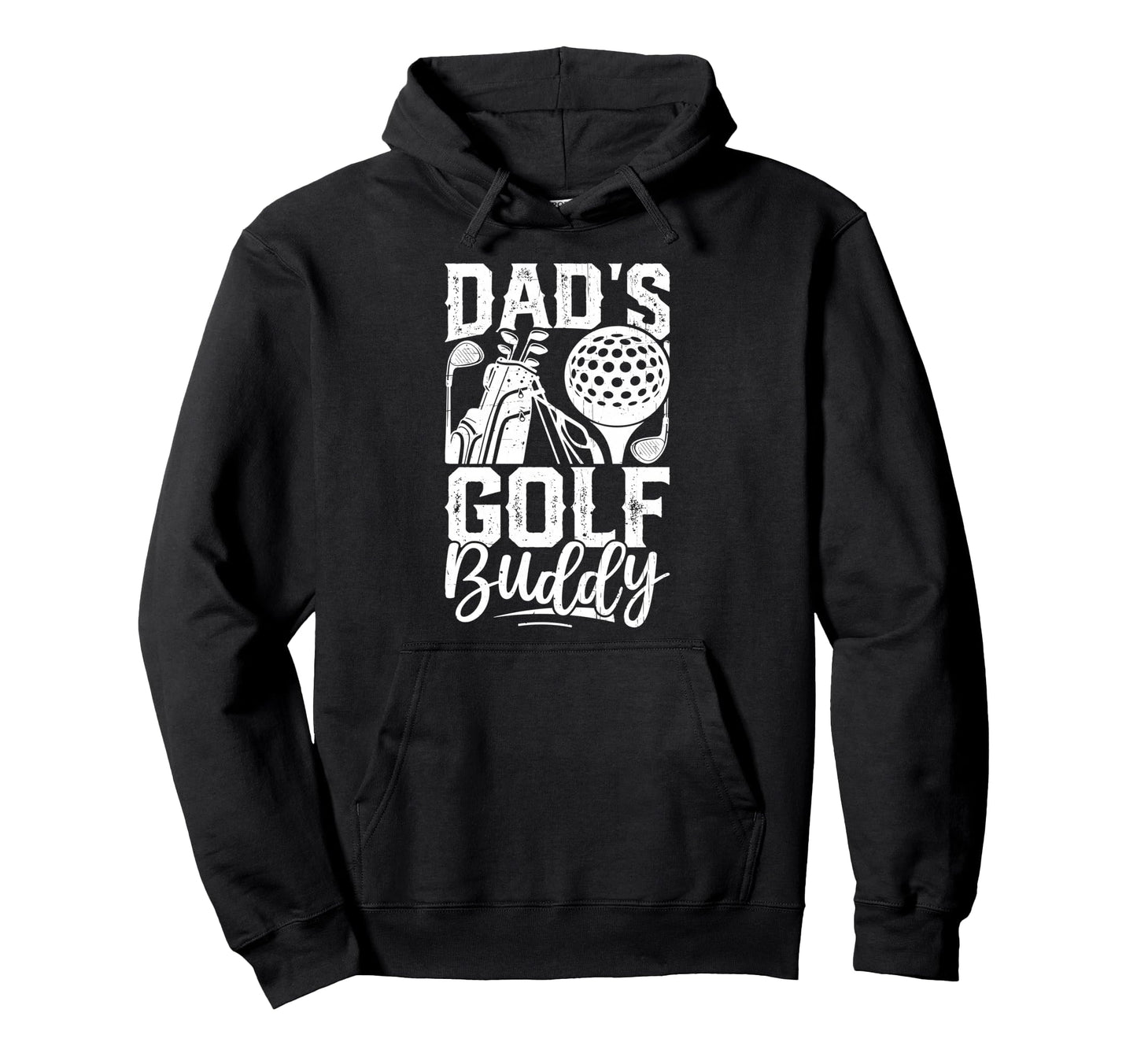 Dads Golf Buddy Golfing Golfer Gift Play Hoodie - Novelty Apparel Unisex - T-Shirt, Sweatshirt, Hoodie