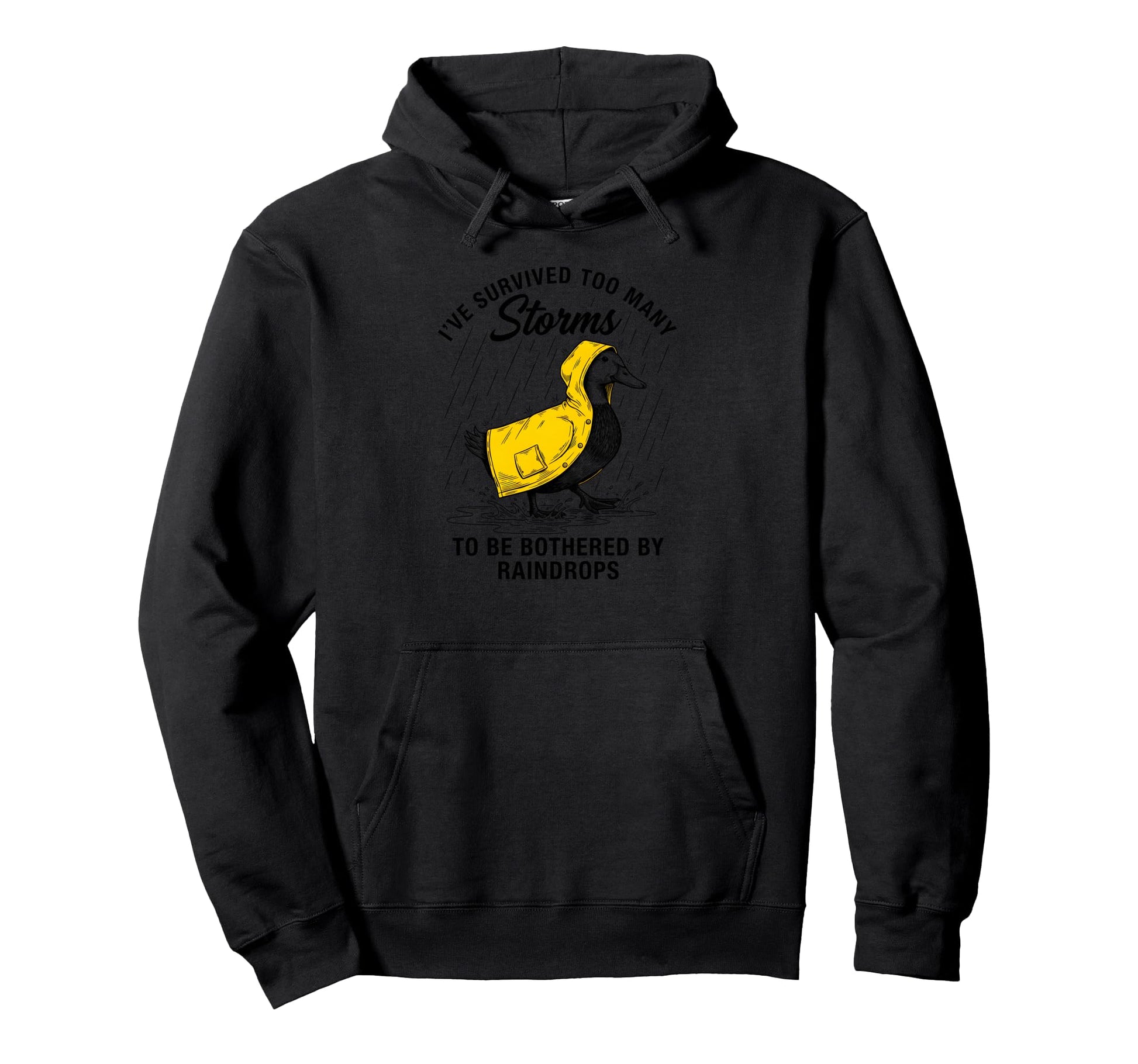 Funny Goose Motivation Ive Survived Too Hoodie - Aesthetic Graphic Unisex - T-Shirt, Sweatshirt, Hoodie