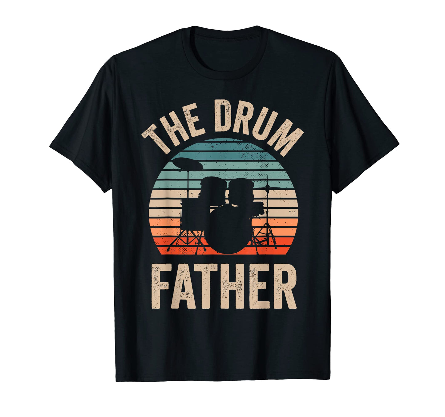 Drumfather Musician Daddy Music T-Shirt - Fun Novelty Design for Adults - T-Shirt, Sweatshirt, Hoodie