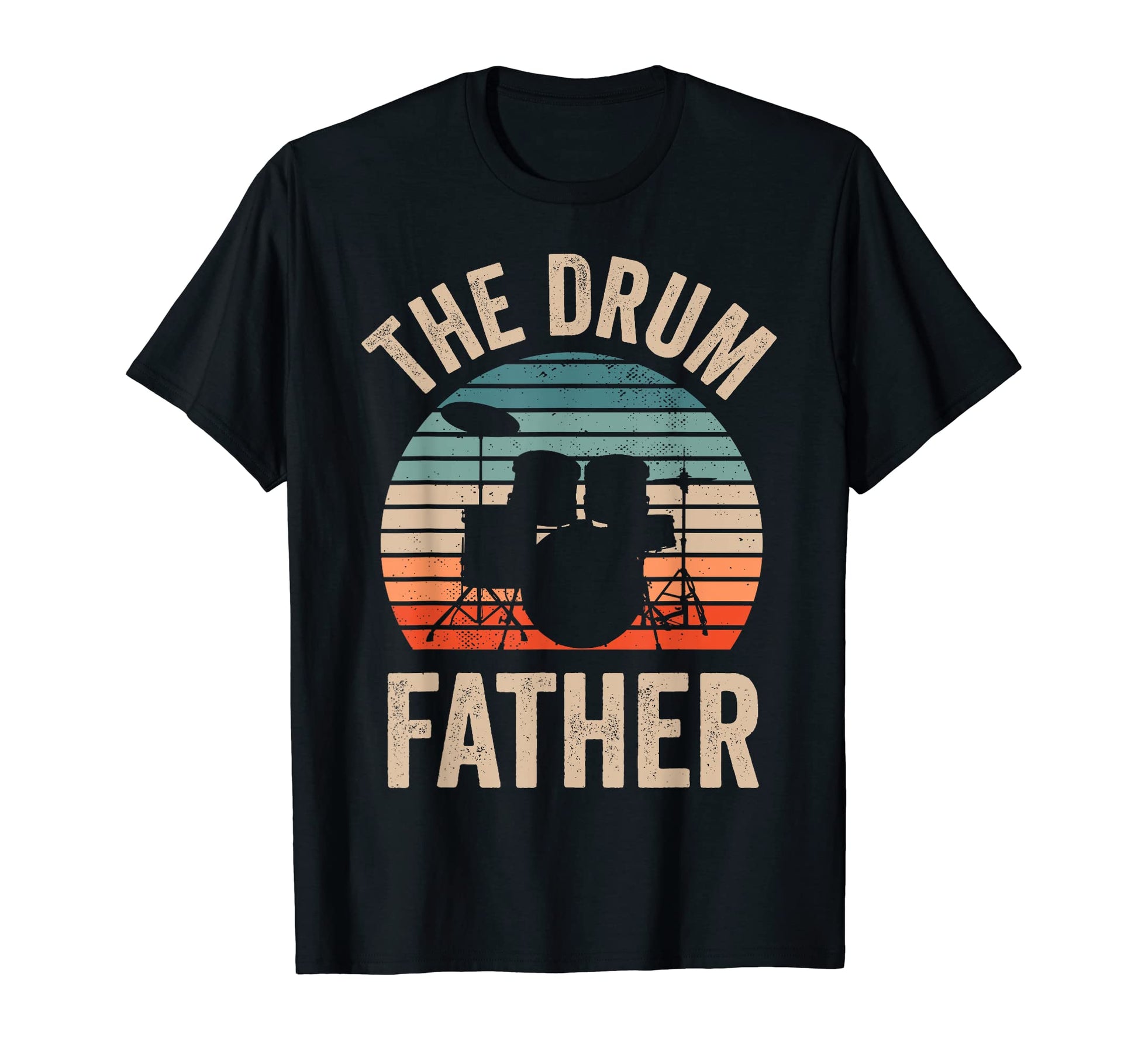 Drumfather Musician Daddy Music T-Shirt - Fun Novelty Design for Adults - T-Shirt, Sweatshirt, Hoodie