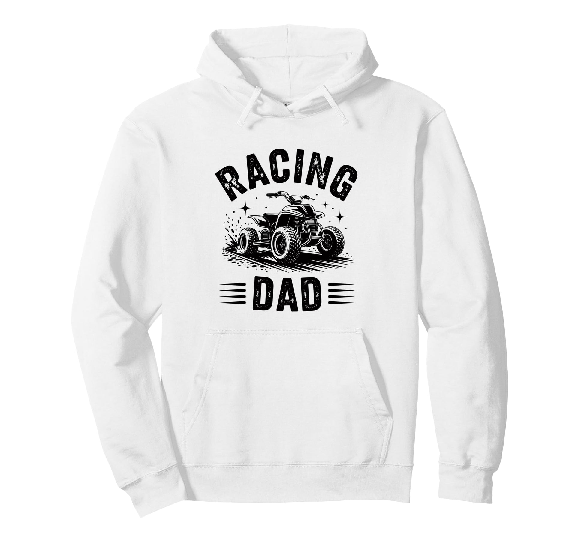 Fathers Day Quad Biker Atv Four Wheeler Hoodie - Graphic Print Men Women - T-Shirt, Sweatshirt, Hoodie