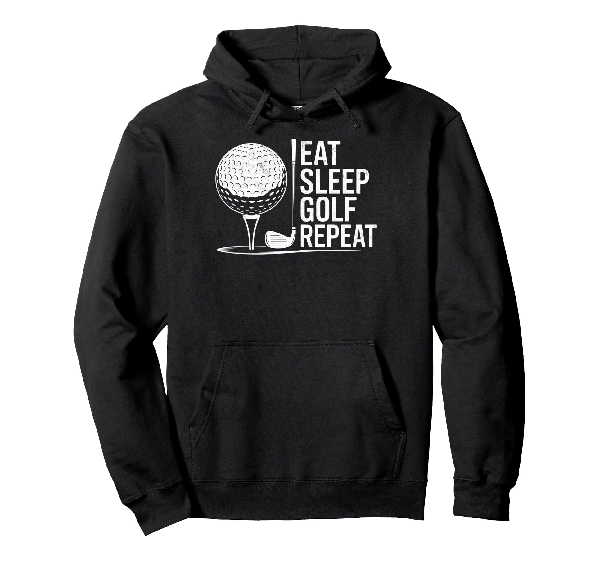 Golf Golfer Golfing Eat Sleep Golf Hoodie - Fun Novelty Design Men Women - T-Shirt, Sweatshirt, Hoodie