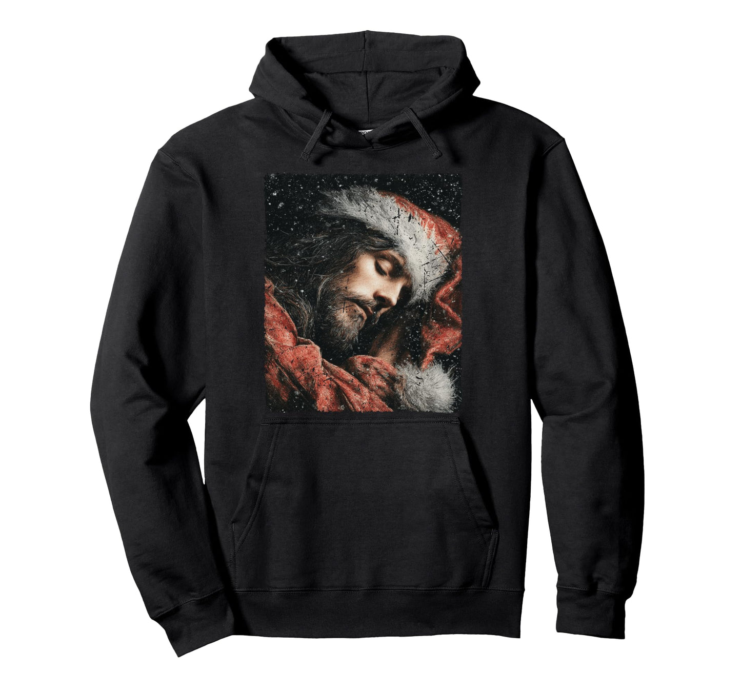 Pop Art Jesus Christ Winter Designer Hoodie - Unique Graphic for Adults - T-Shirt, Sweatshirt, Hoodie
