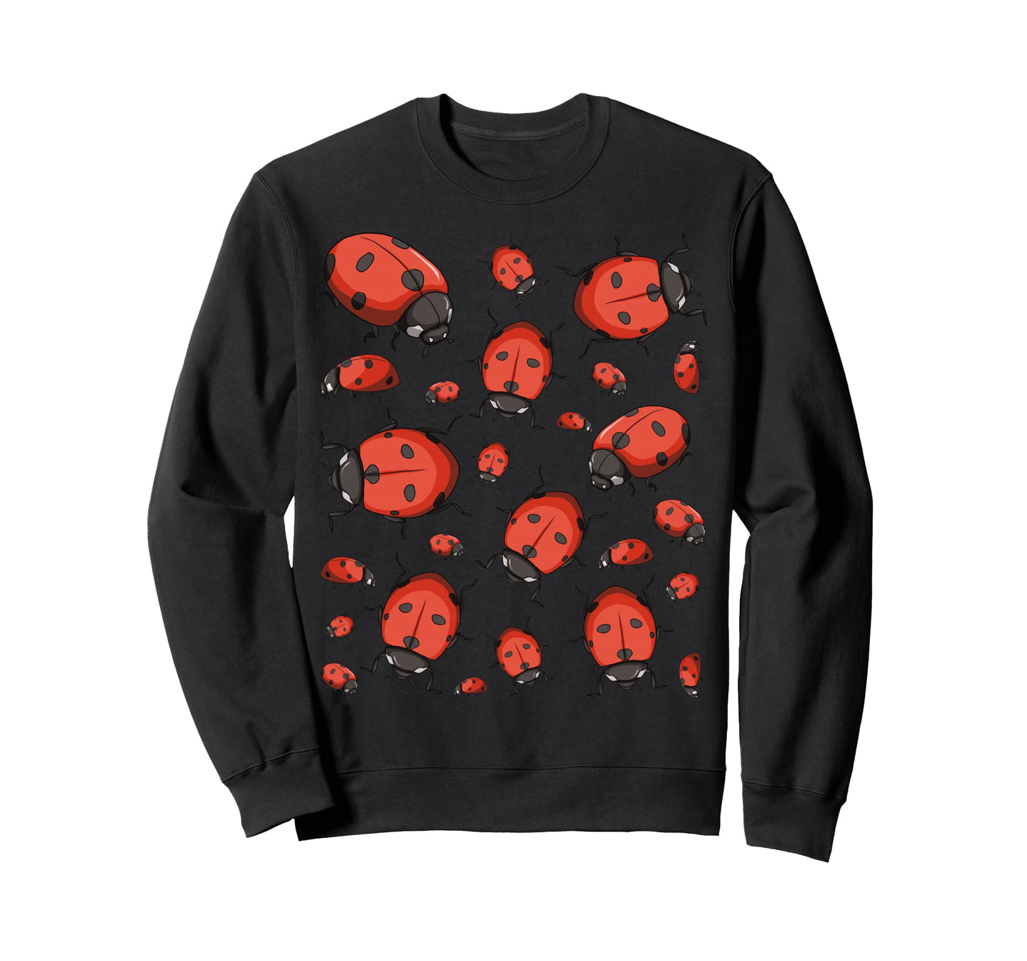Ladybugs Pop Art Funny Ladybug Sweatshirt - Novelty Apparel Unisex - T-Shirt, Sweatshirt, Hoodie