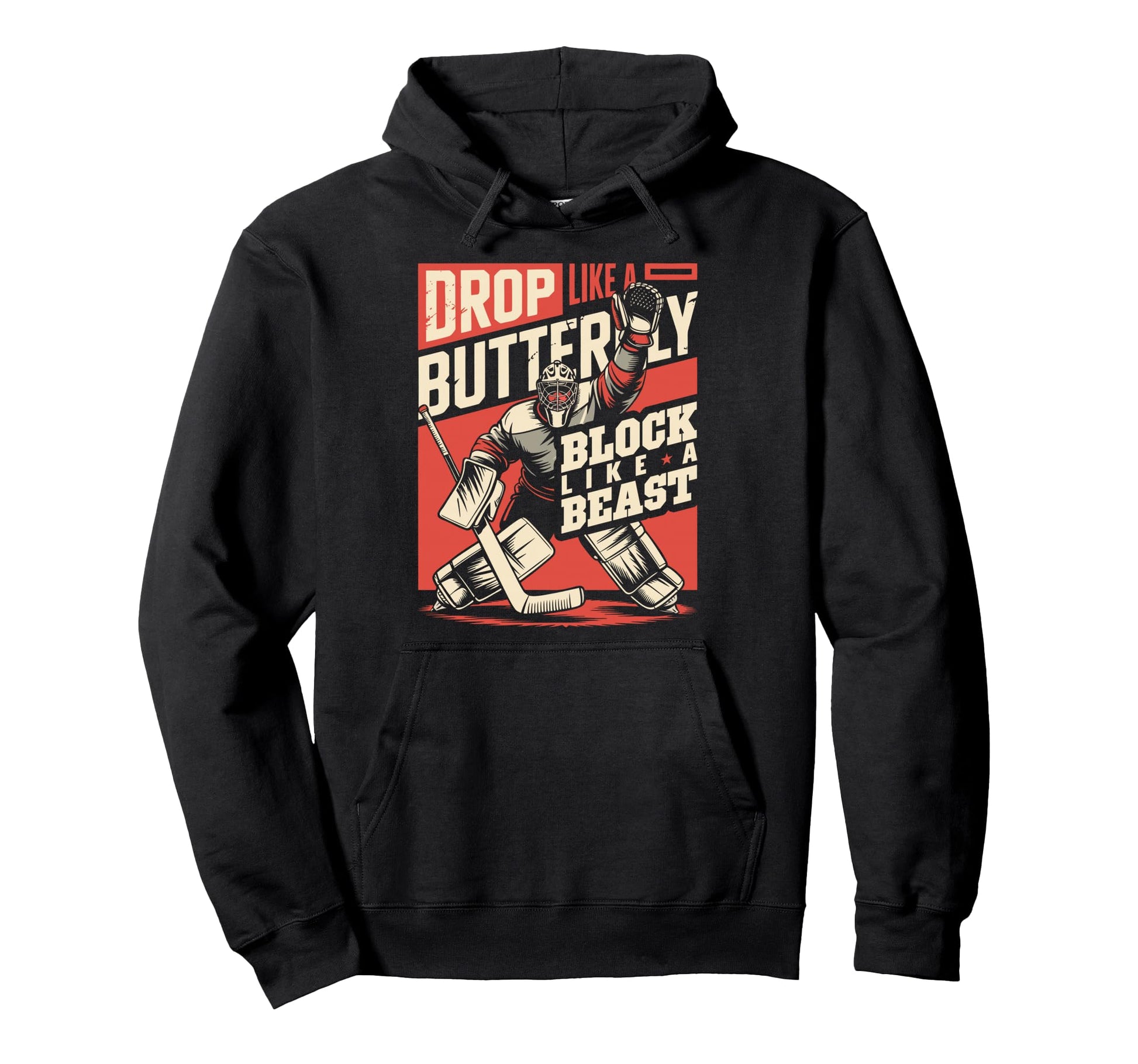 Ice Hockey Goalkeeper Ice Hockey Goalie Hoodie - Novelty Apparel Unisex - T-Shirt, Sweatshirt, Hoodie