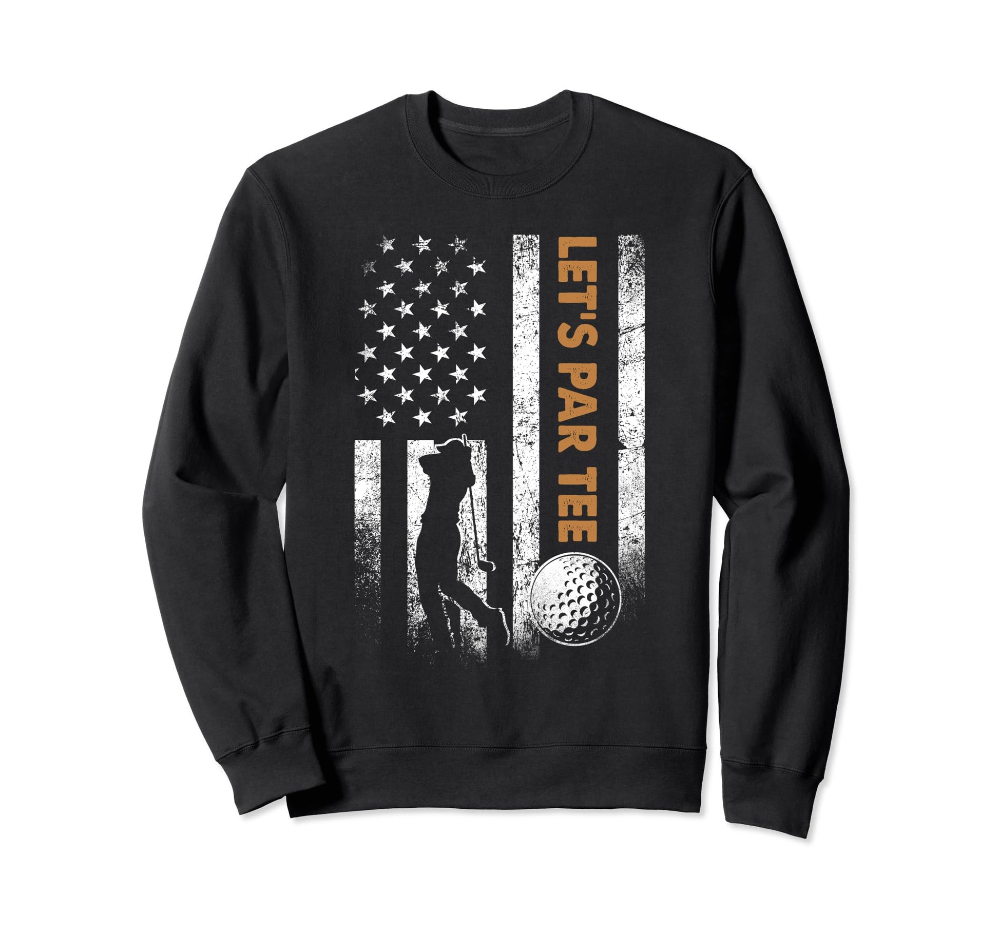 Lets Par Golfing Gifts Dad Fathers Sweatshirt - Minimalist Print Unisex - T-Shirt, Sweatshirt, Hoodie