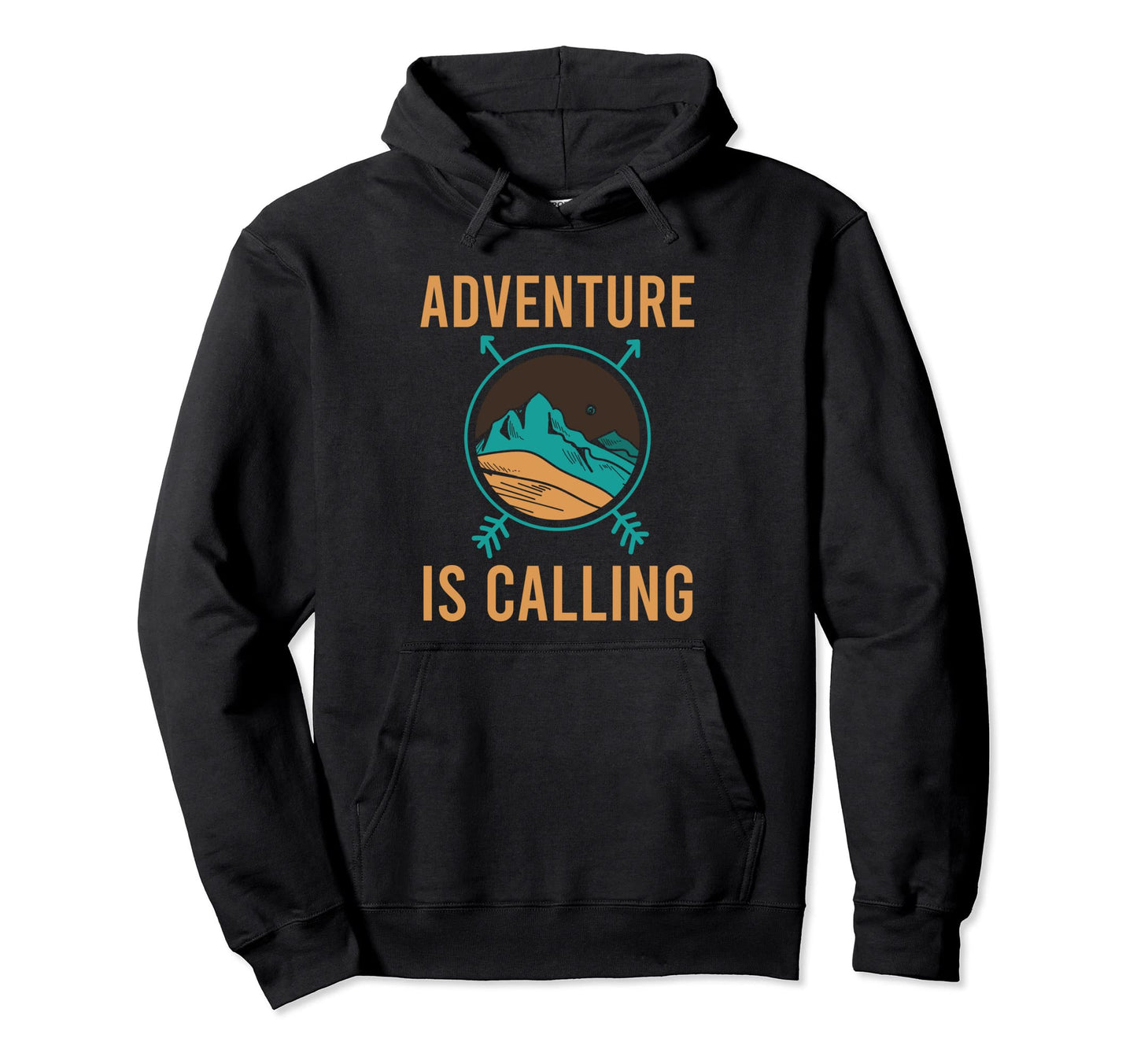 Adventure Calling Nature Wildlife Camping Hoodie - Aesthetic Graphic Unisex - T-Shirt, Sweatshirt, Hoodie