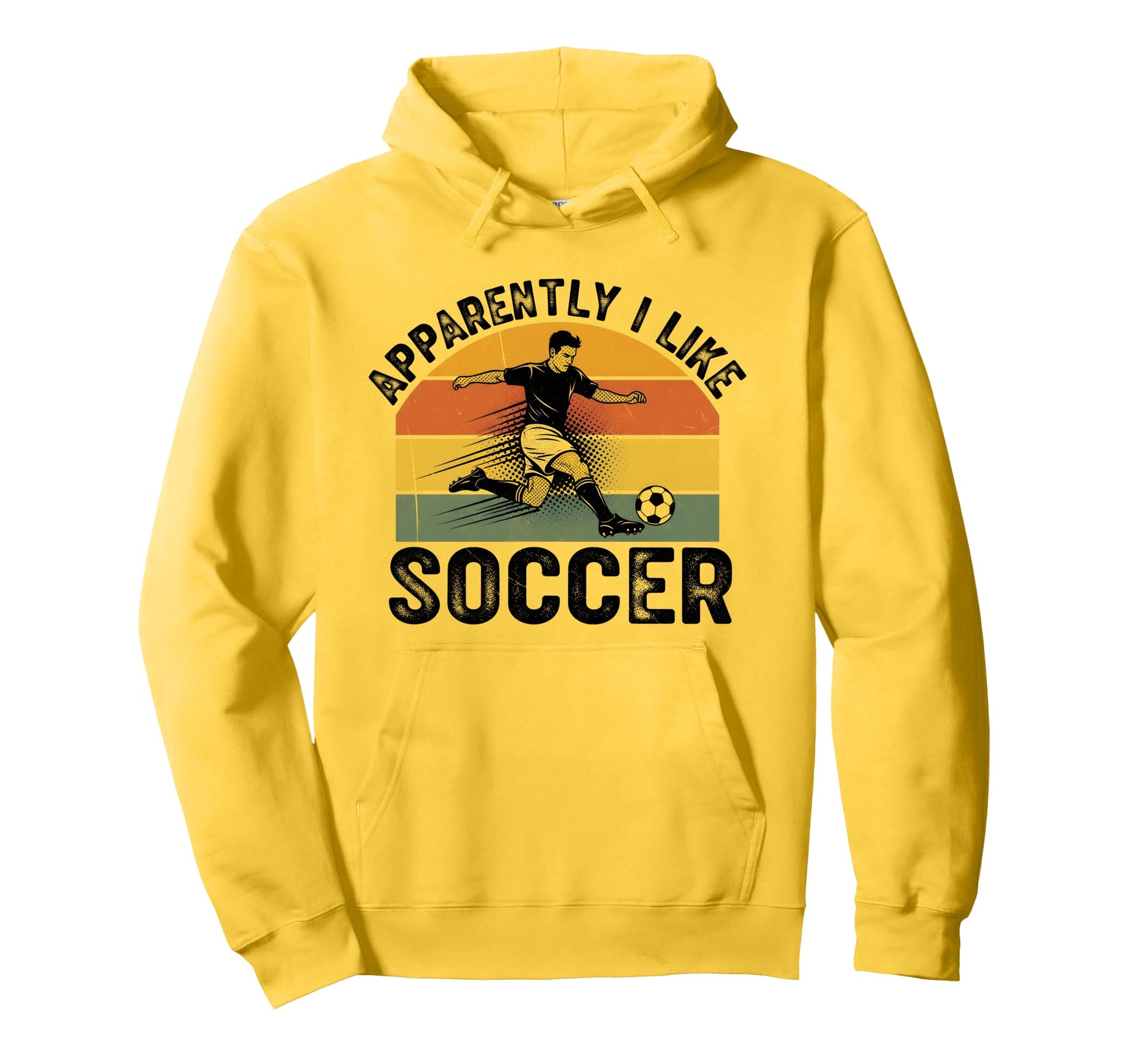 Apparently I Like Soccer Season Hoodie - Casual Everyday Wear for Adults - T-Shirt, Sweatshirt, Hoodie