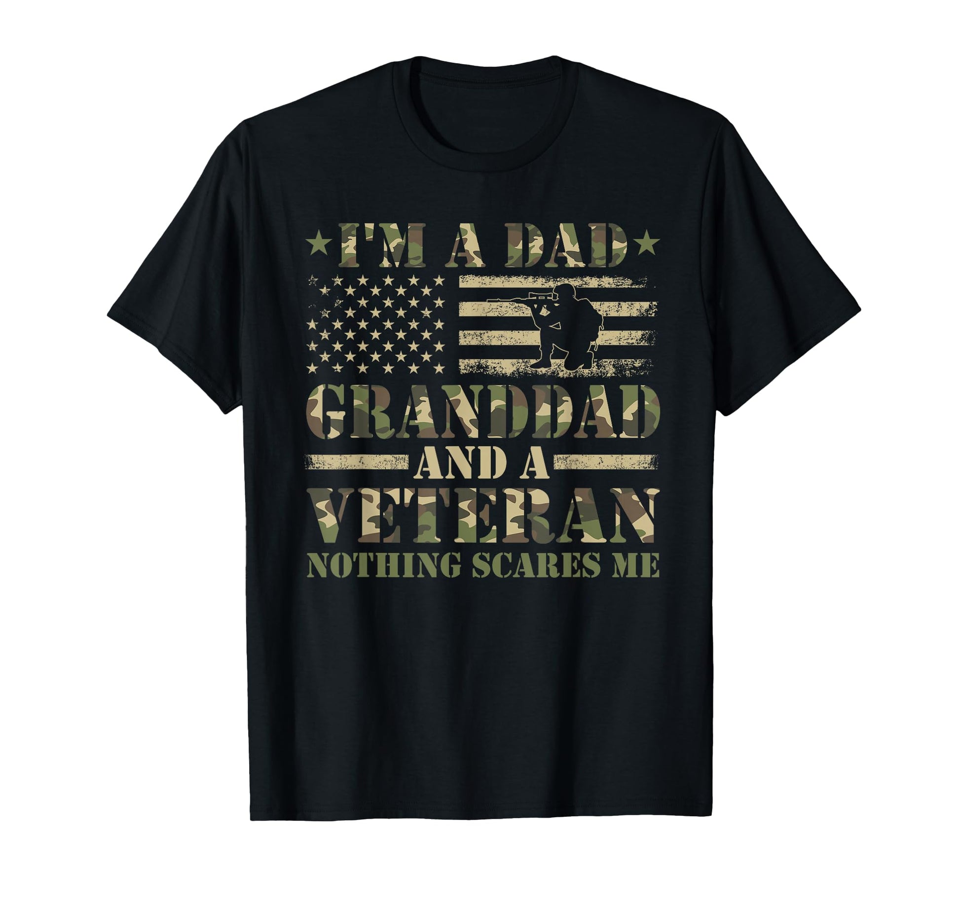 Funny Im Dad Granddad And Veteran T-Shirt - Custom Art Print Men Women - T-Shirt, Sweatshirt, Hoodie