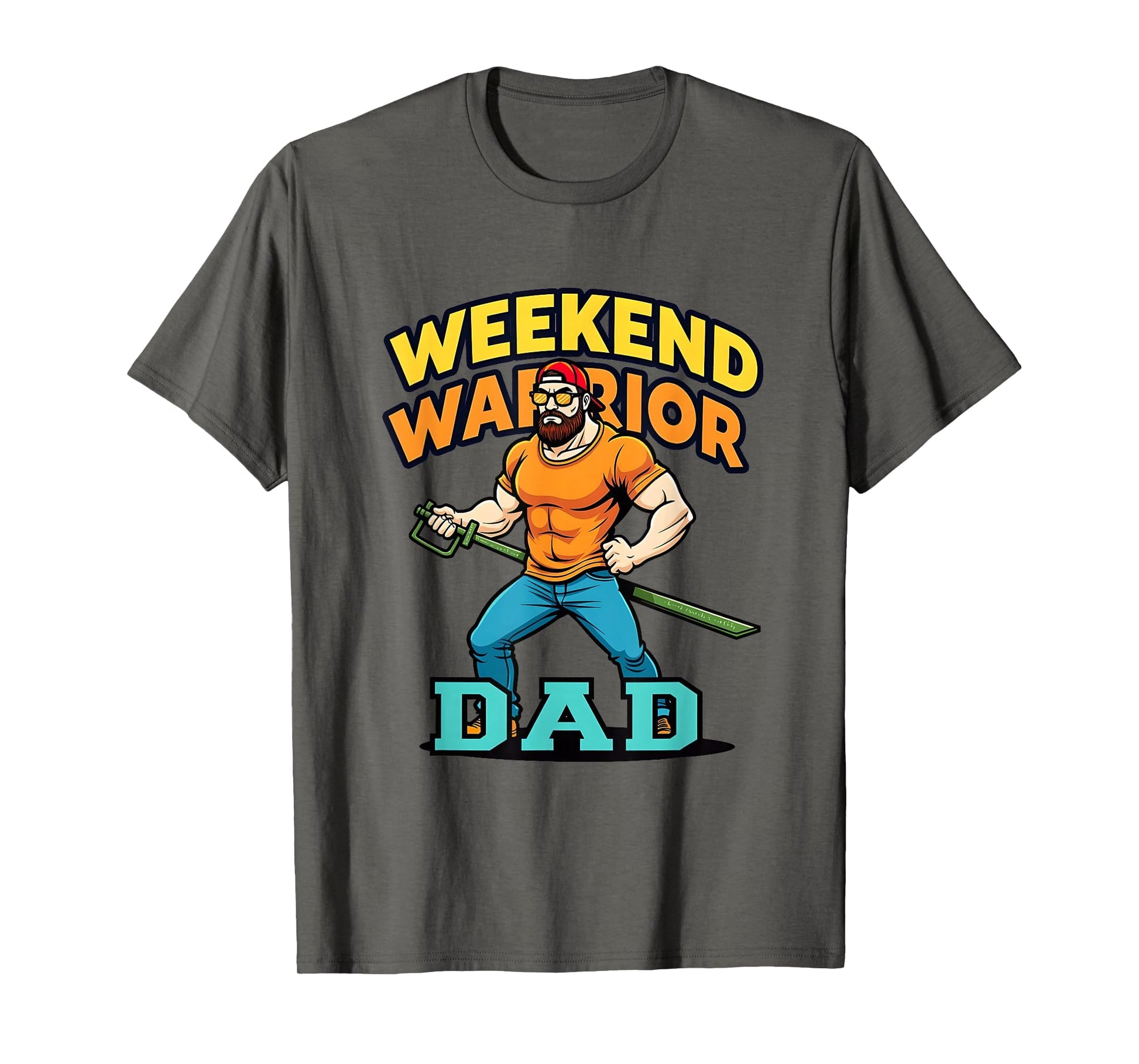 Weekend Warrior Dad Rad Dad T-Shirt - Minimalist Print Men Women - T-Shirt, Sweatshirt, Hoodie