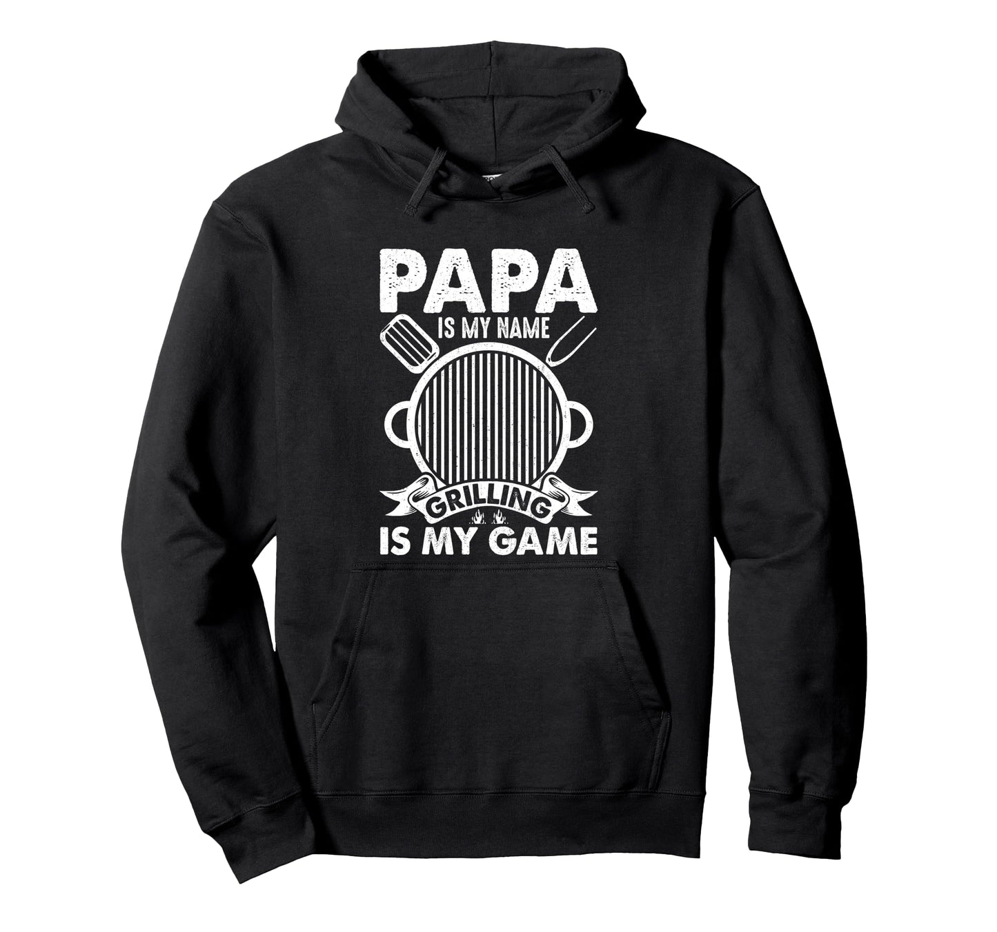 Funny Dad Fathers Day Grilling Hoodie - Minimalist Print for Adults - T-Shirt, Sweatshirt, Hoodie