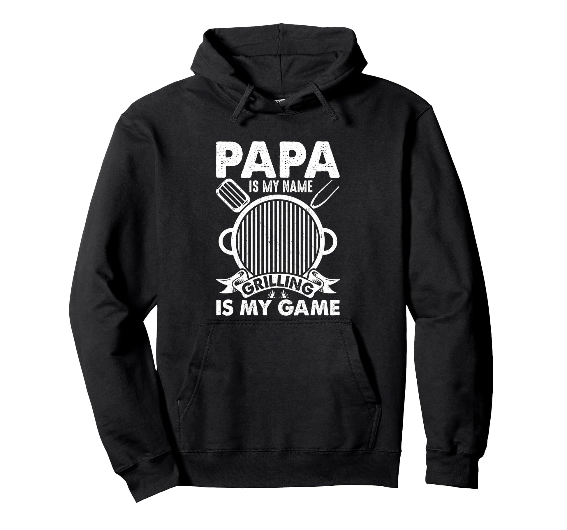 Funny Dad Fathers Day Grilling Hoodie - Minimalist Print for Adults - T-Shirt, Sweatshirt, Hoodie