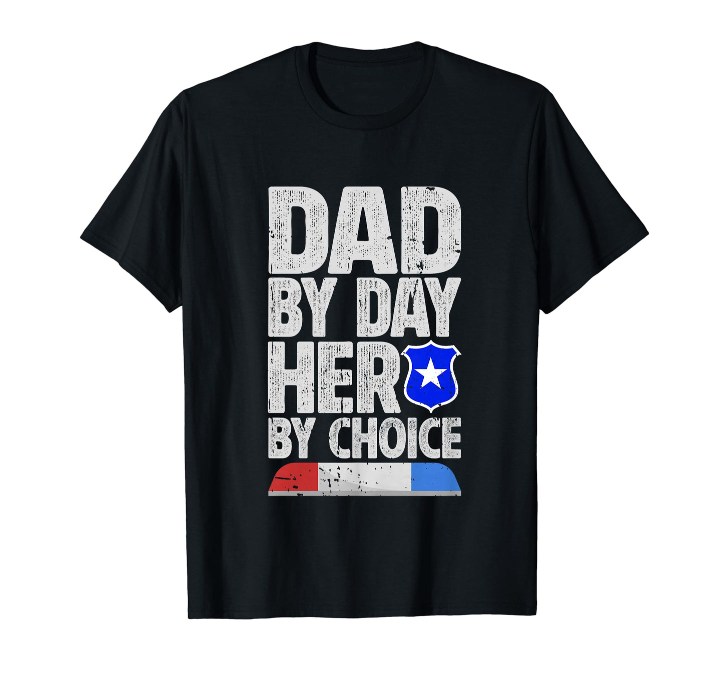 Dad Day Her Choice Police Officer Dad T-Shirt - Trendy Graphic for Adults - T-Shirt, Sweatshirt, Hoodie