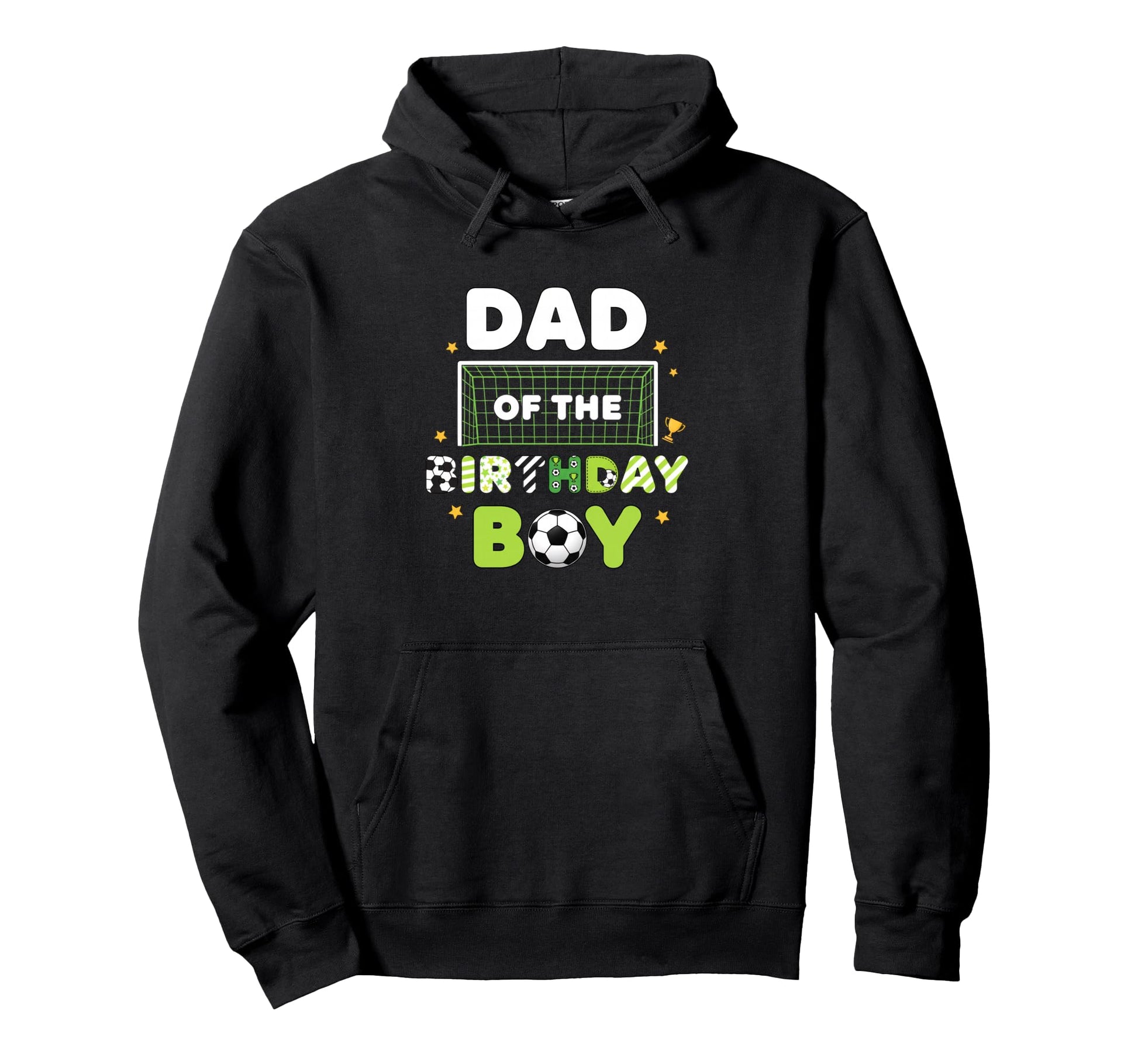 Dad Birthday Soccer Birthday Party Hoodie - Streetwear Style for Adults - T-Shirt, Sweatshirt, Hoodie
