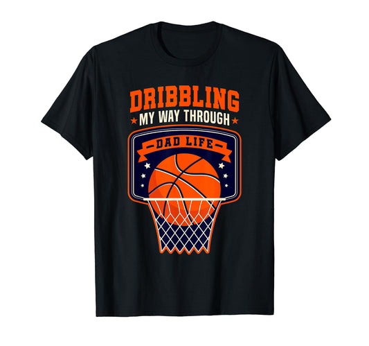 Basketball Basketball Dad Fathers Day T-Shirt - Trendy Graphic Men Women - T-Shirt, Sweatshirt, Hoodie