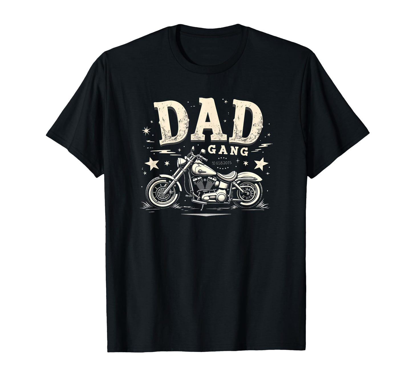 Dad Gang Motorcycle Funny Fathers Day T-Shirt - Minimalist Print Unisex - T-Shirt, Sweatshirt, Hoodie