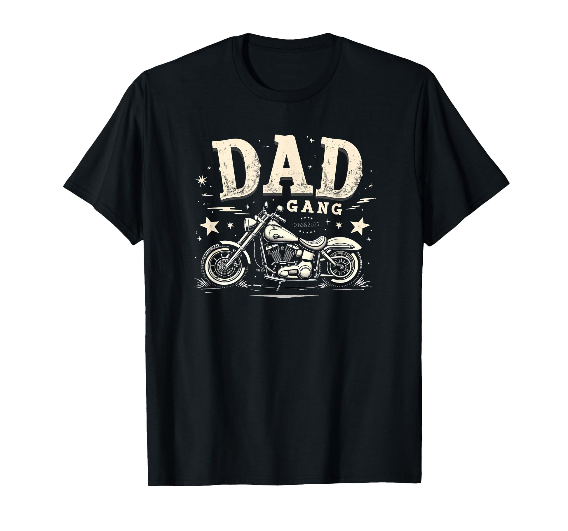 Dad Gang Motorcycle Funny Fathers Day T-Shirt - Minimalist Print Unisex - T-Shirt, Sweatshirt, Hoodie