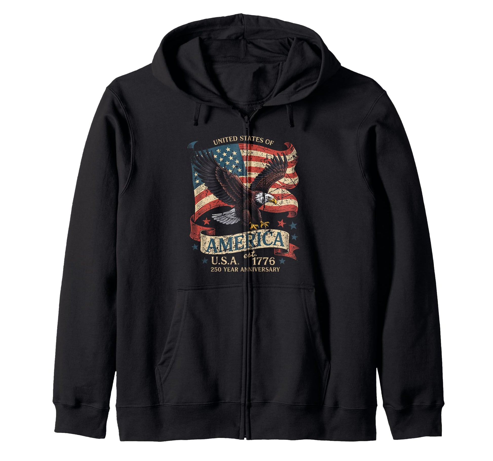 United States Anniversary American Hoodie - Streetwear Style for Adults - T-Shirt, Sweatshirt, Hoodie