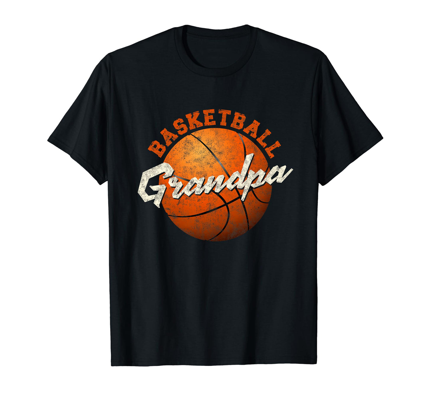 Basketball Grandpa Fathers Day T-Shirt - Aesthetic Graphic for Adults - T-Shirt, Sweatshirt, Hoodie
