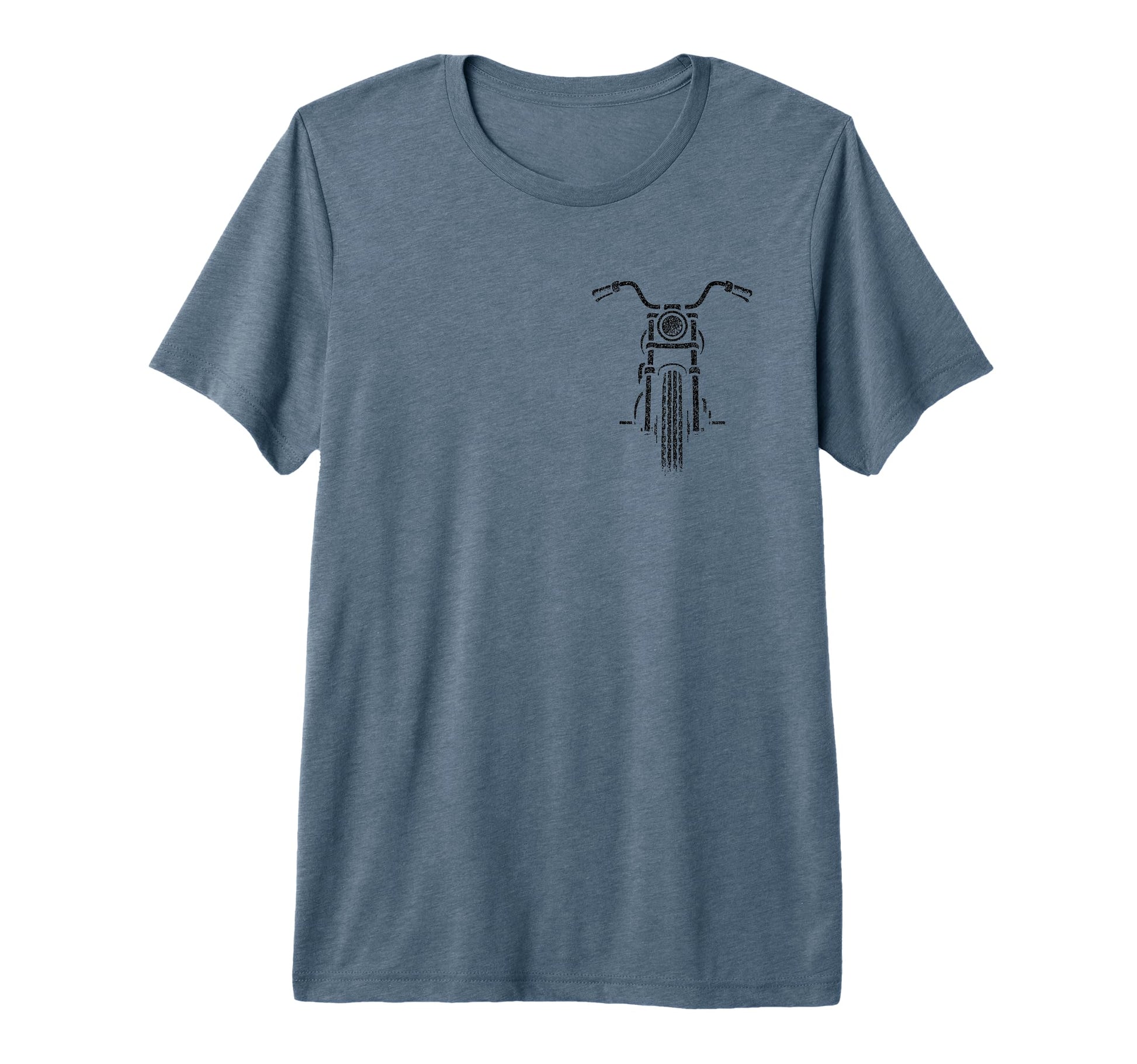 Motorcycle Mens Biker Tri Blend T-Shirt - Novelty Apparel Unisex - T-Shirt, Sweatshirt, Hoodie