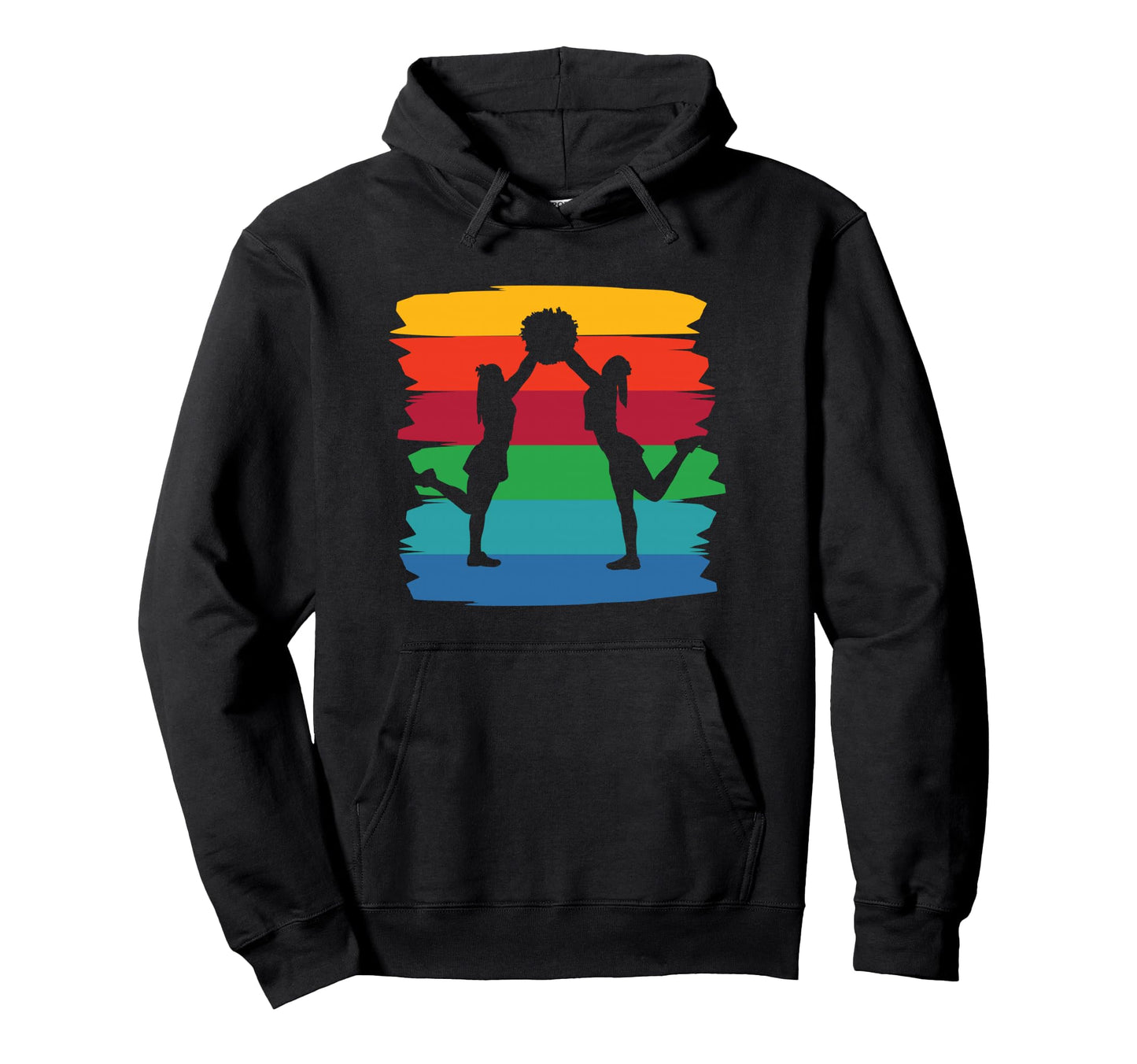Cheerleader Team Cheer Mom Love Cheerleading Hoodie - Graphic Print Unisex - T-Shirt, Sweatshirt, Hoodie