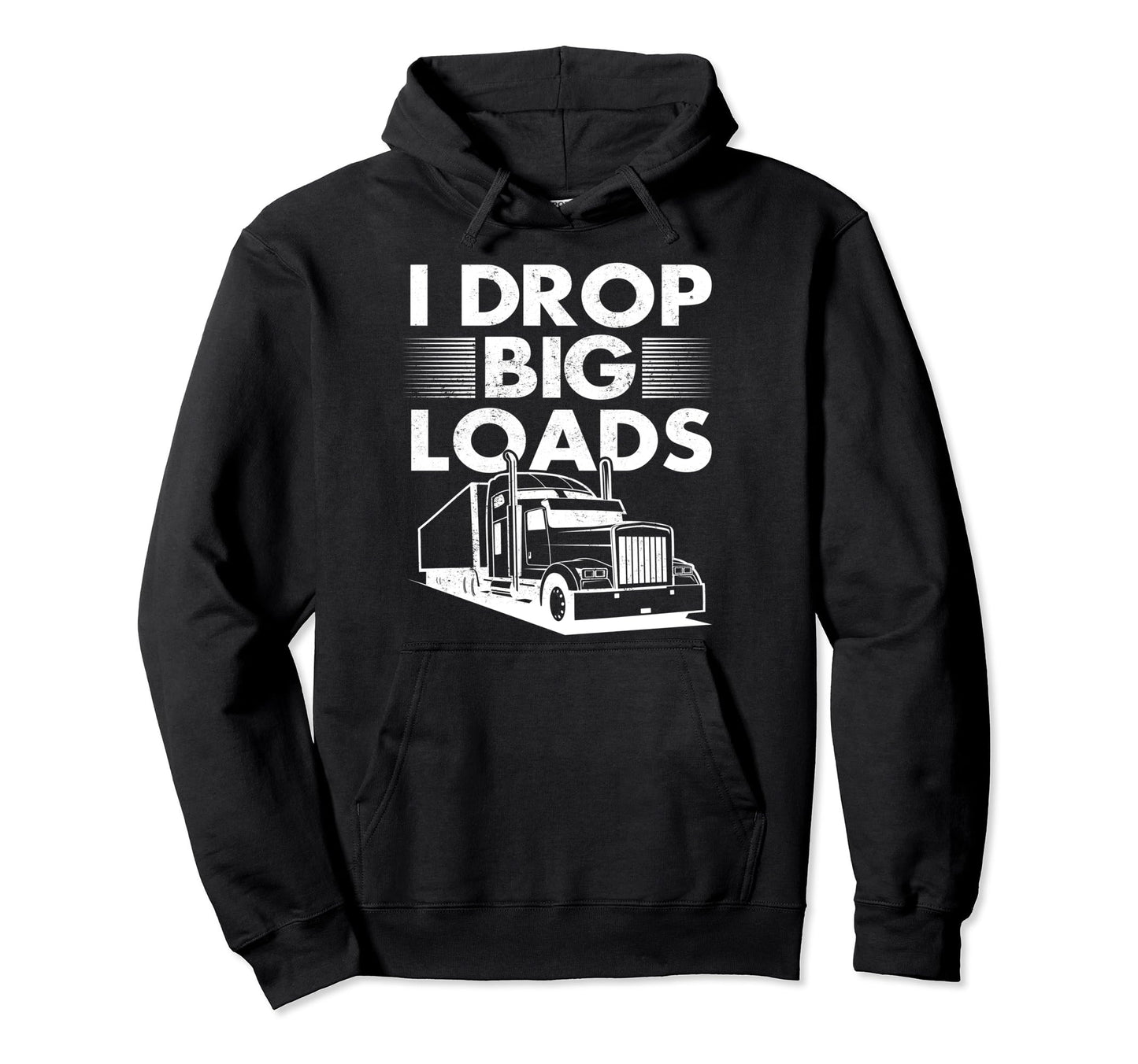 Funny Trucker Dad Trucking Semi Truck Driver Hoodie - Graphic Print Unisex - T-Shirt, Sweatshirt, Hoodie
