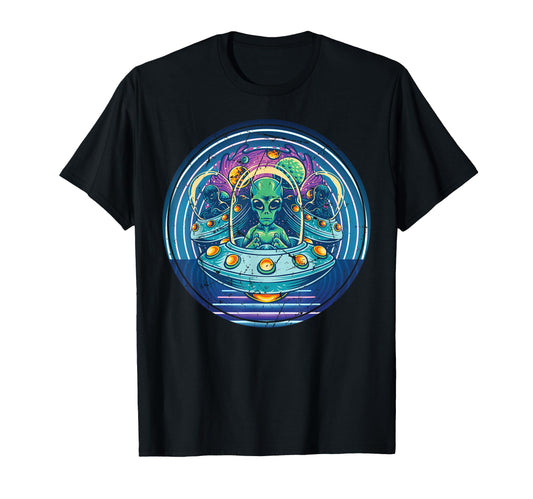 Aliens Indie Aesthetic Vaporwave Pop T-Shirt - Casual Everyday Wear Unisex - T-Shirt, Sweatshirt, Hoodie