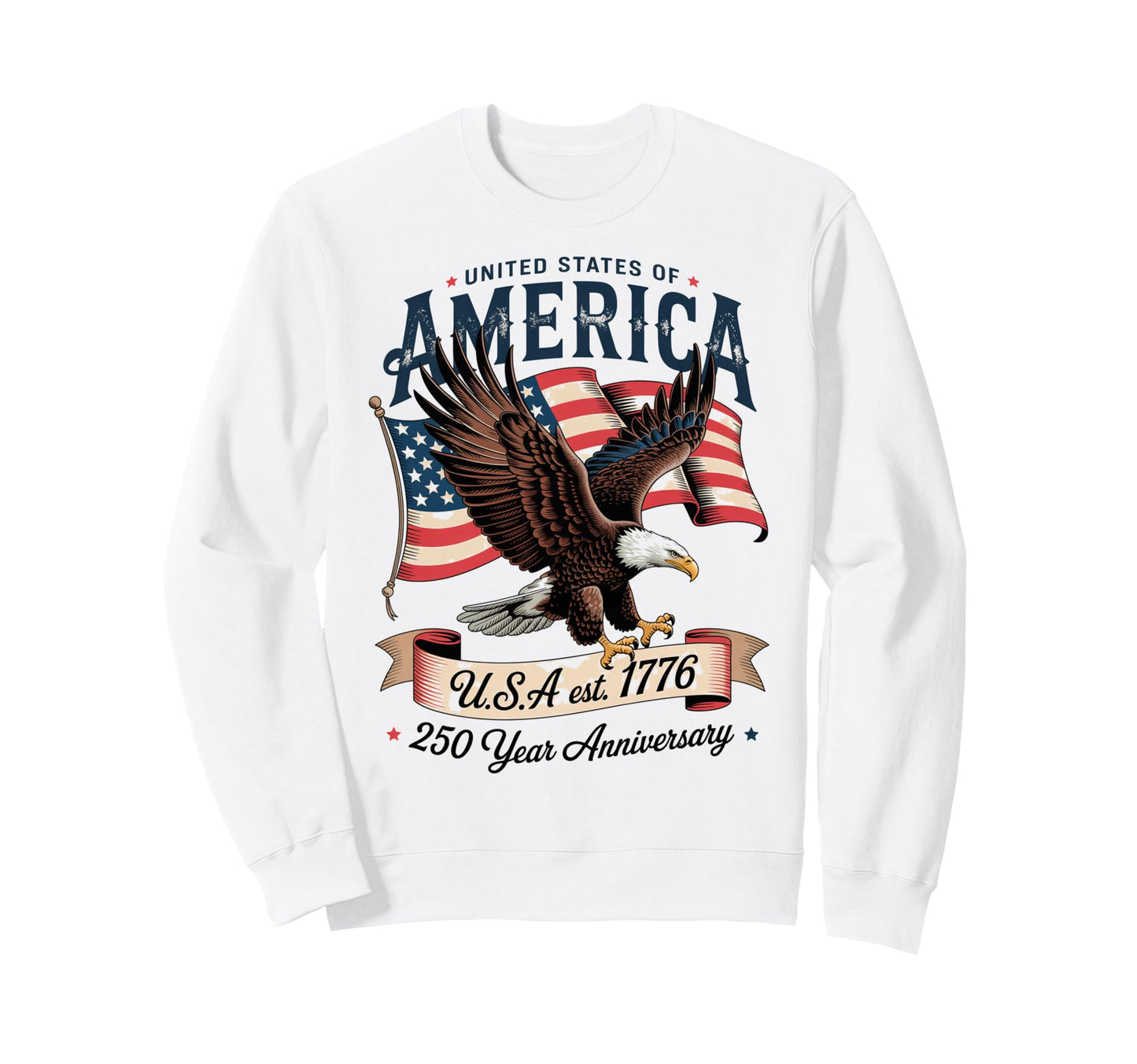 United States America 4Th July Sweatshirt - Aesthetic Graphic Men Women - T-Shirt, Sweatshirt, Hoodie