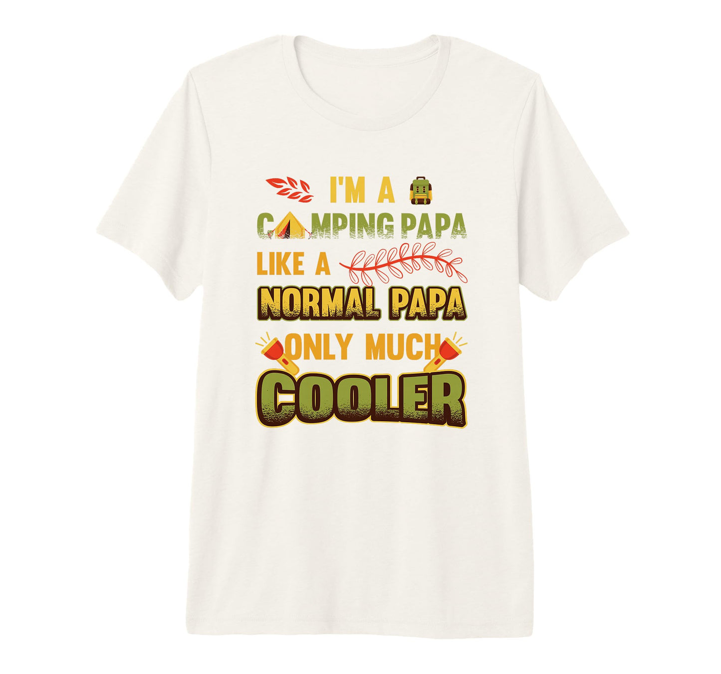 Mens Camping Papa Campfire Dads T-Shirt - Novelty Apparel Men Women - T-Shirt, Sweatshirt, Hoodie