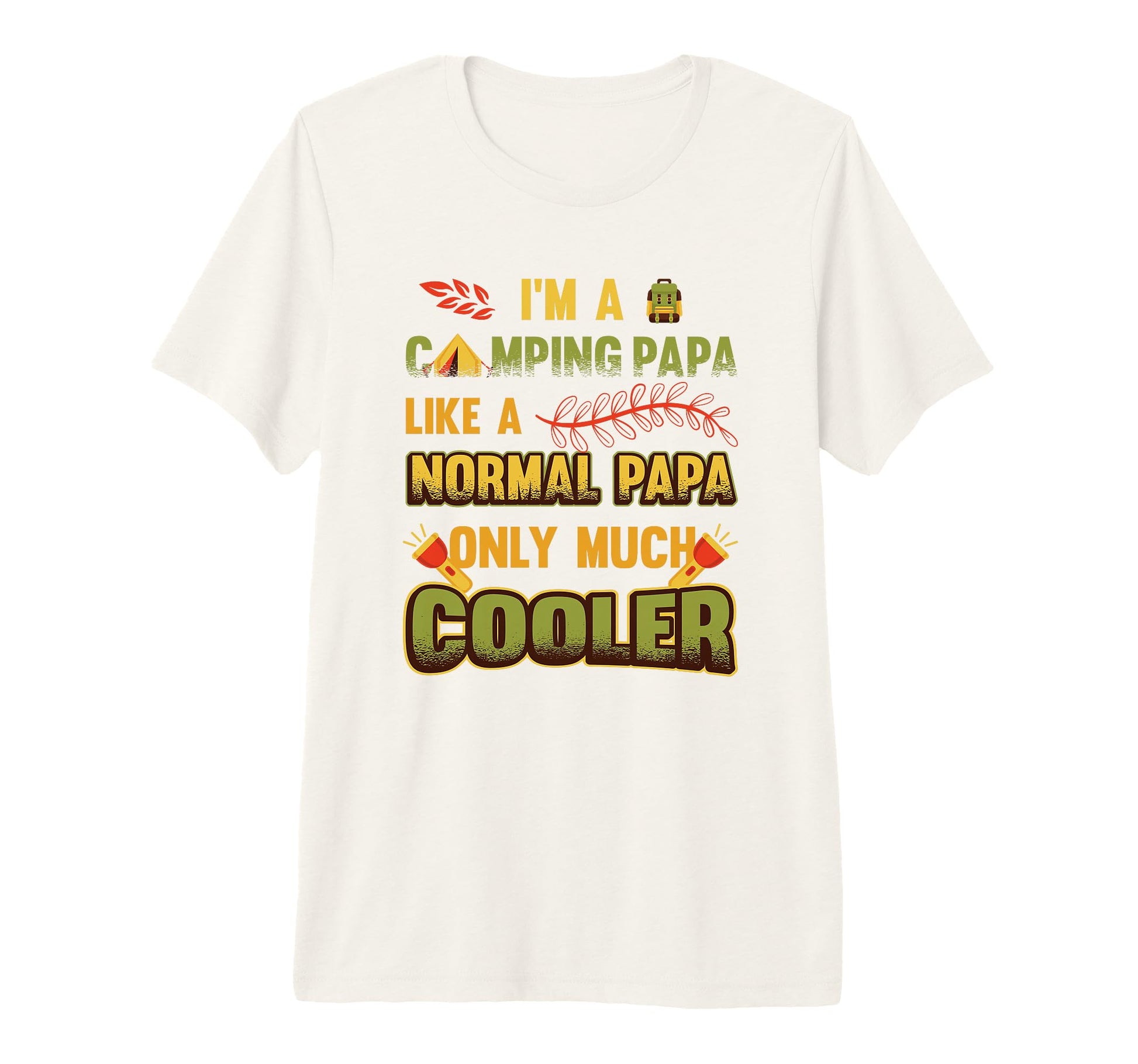Mens Camping Papa Campfire Dads T-Shirt - Novelty Apparel Men Women - T-Shirt, Sweatshirt, Hoodie