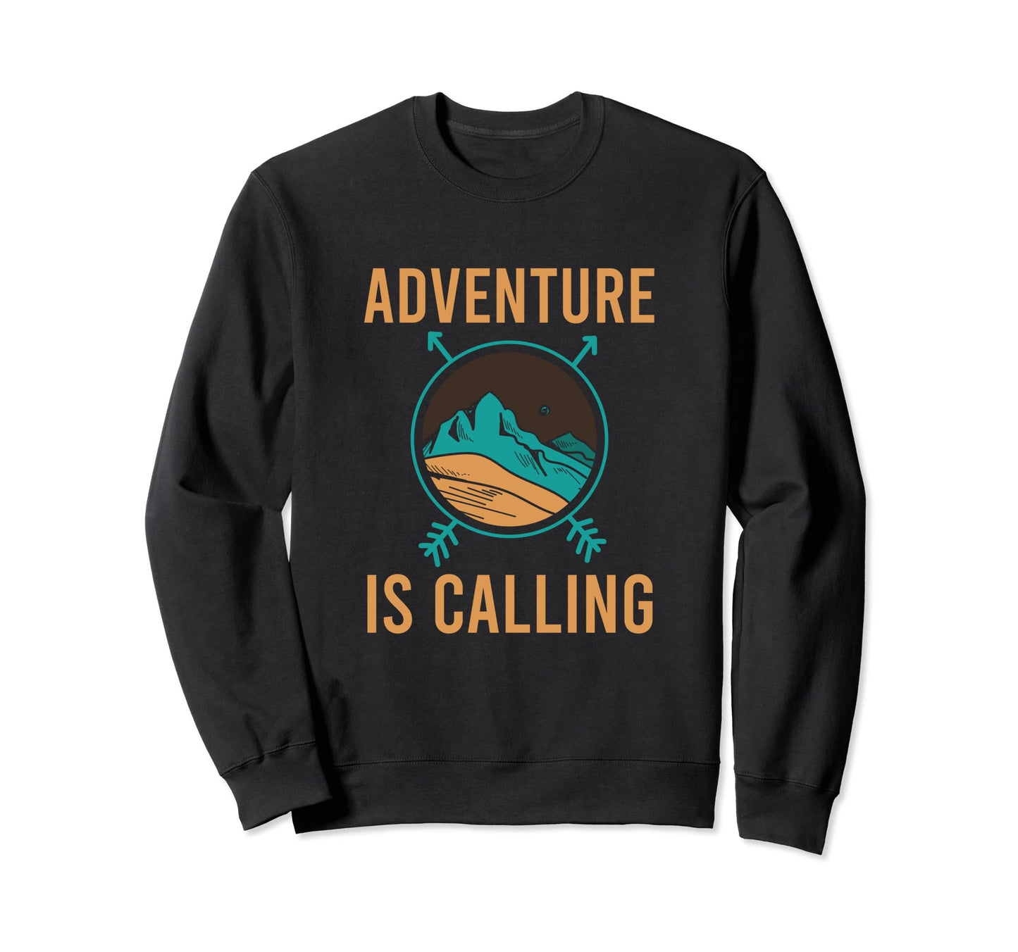 Adventure Calling Nature Wildlife Sweatshirt - Minimalist Print Men Women - T-Shirt, Sweatshirt, Hoodie