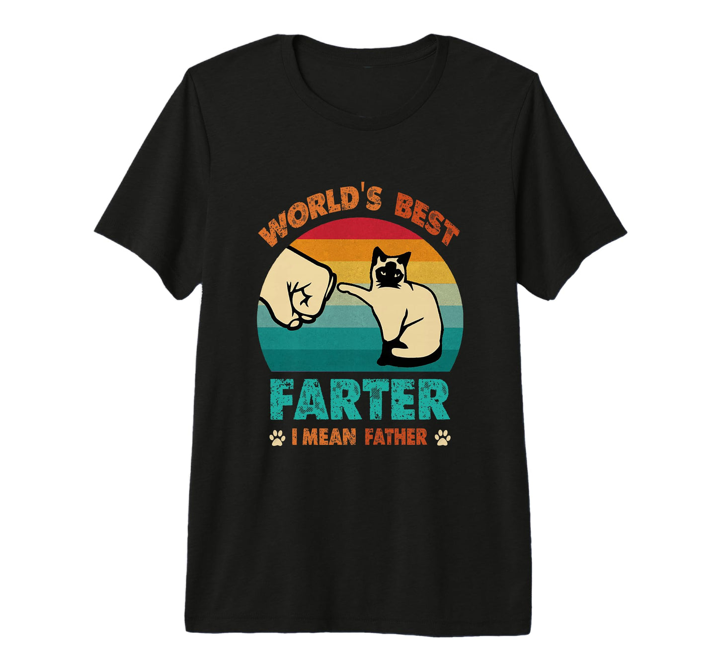 Worlds Best Farter I Mean Father Best T-Shirt - Custom Art Print Unisex - T-Shirt, Sweatshirt, Hoodie