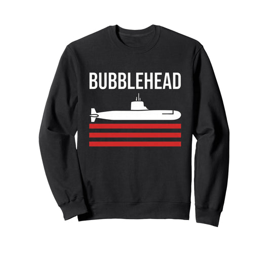 Bubblehead Submarine Veteran Ocean Sweatshirt - Trendy Graphic for Adults - T-Shirt, Sweatshirt, Hoodie
