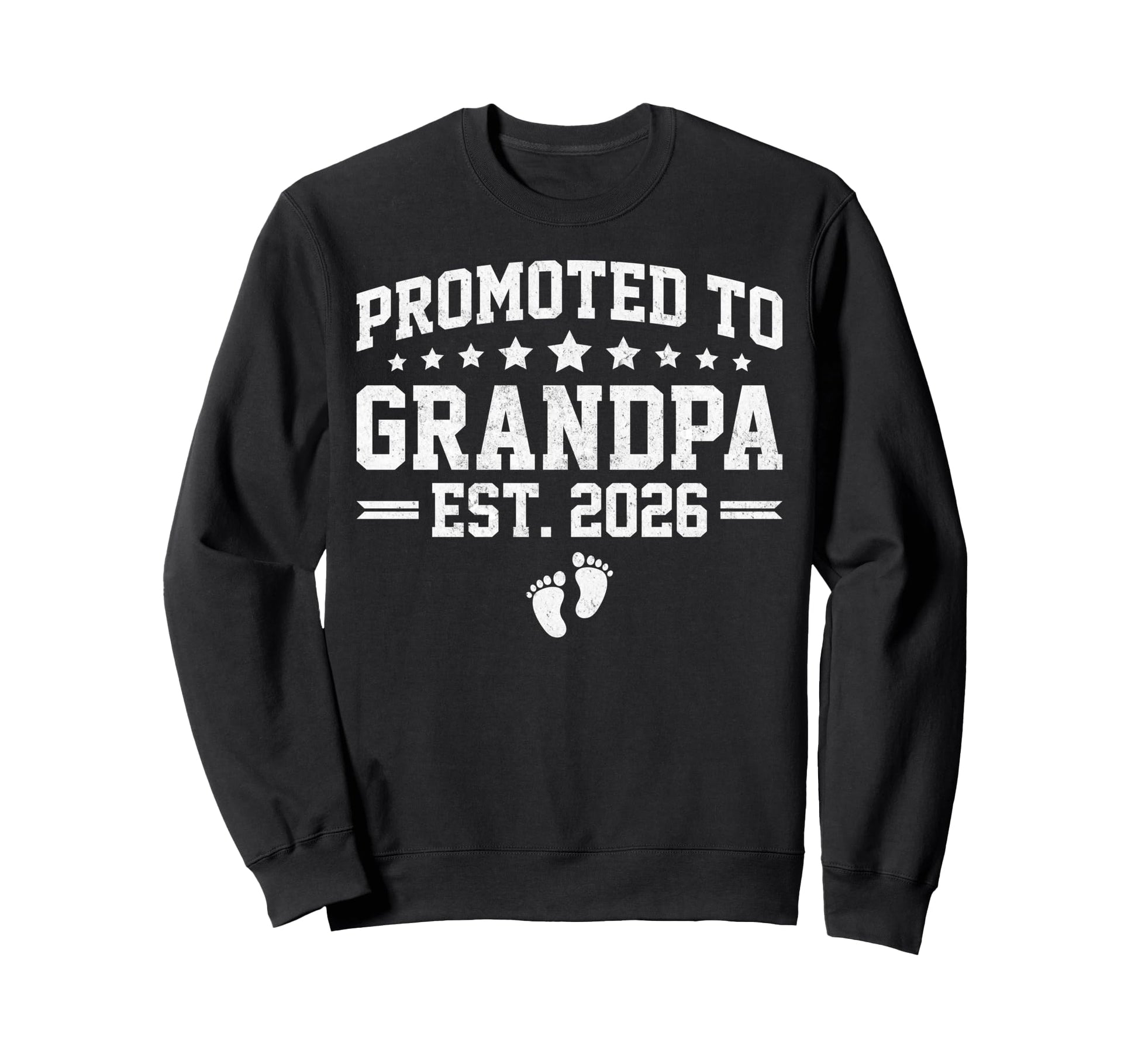 Promoted To Grandpa Est 2026 Soon To Be Sweatshirt - Unique Graphic Unisex - T-Shirt, Sweatshirt, Hoodie