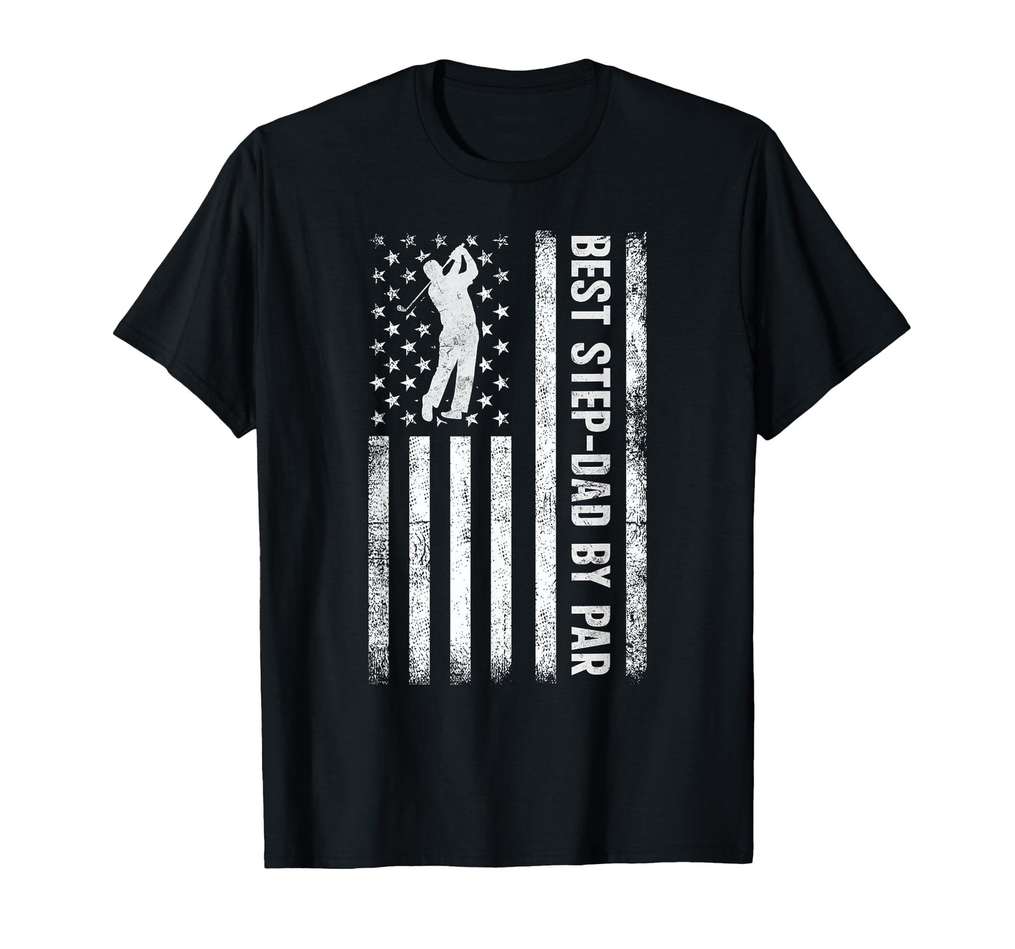 Mens Best Stepdad Par Usa American T-Shirt - Minimalist Print Men Women - T-Shirt, Sweatshirt, Hoodie