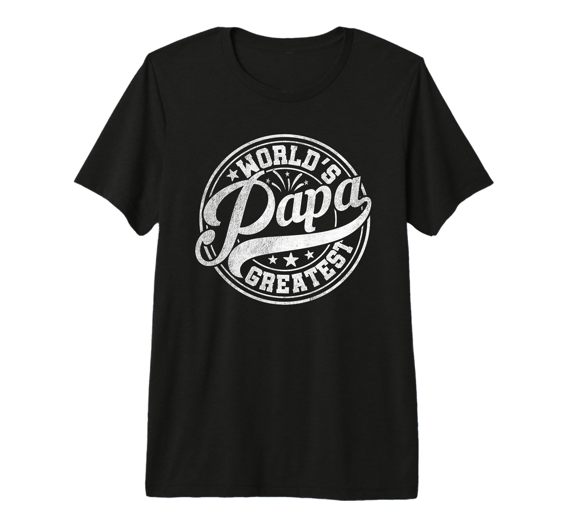 Worlds Greatest Papa Fathers Day Best T-Shirt - Graphic Print Men Women - T-Shirt, Sweatshirt, Hoodie