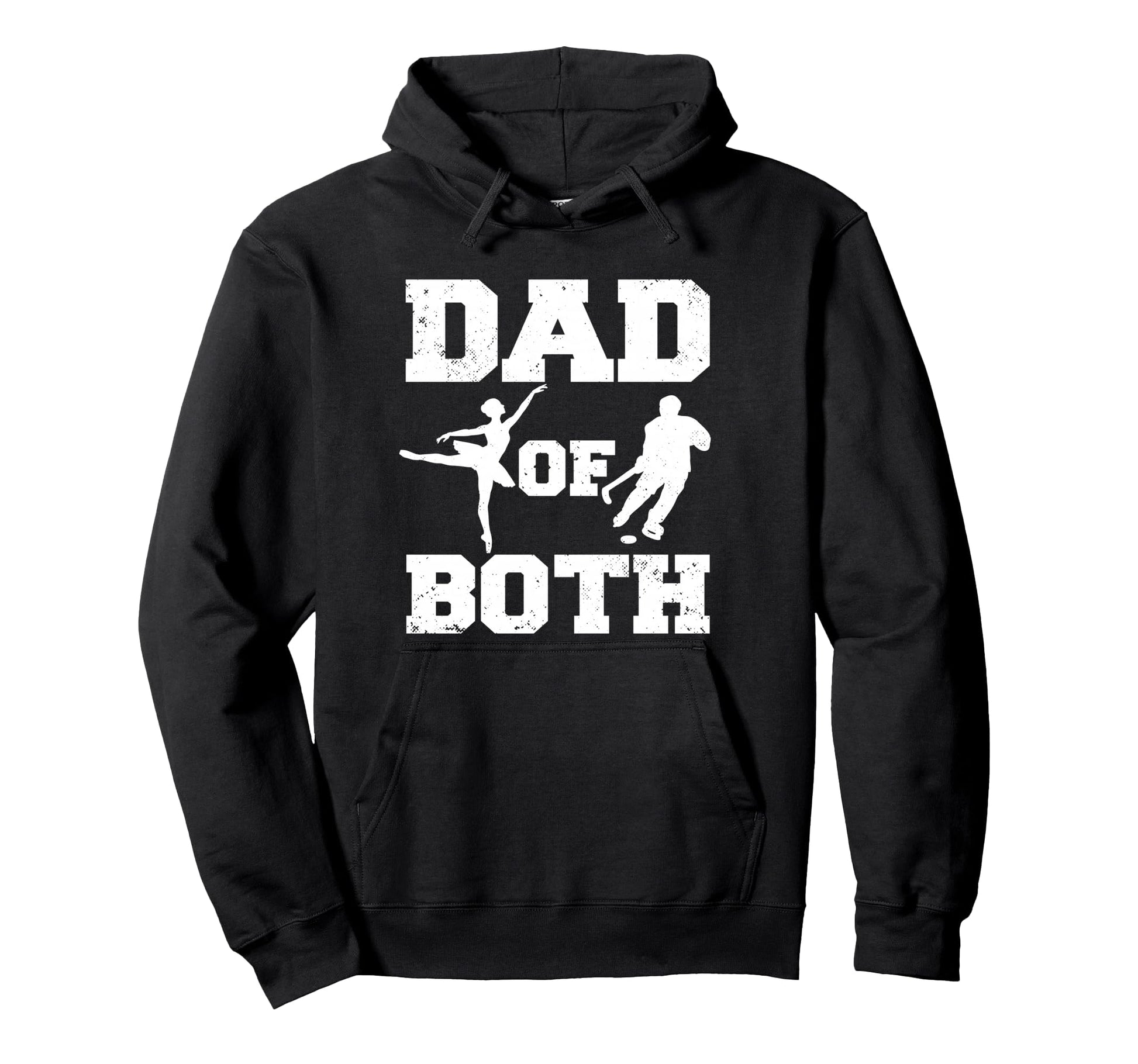 Dad Both Ballet Hockey Funny Dance Hoodie - Aesthetic Graphic Men Women - T-Shirt, Sweatshirt, Hoodie