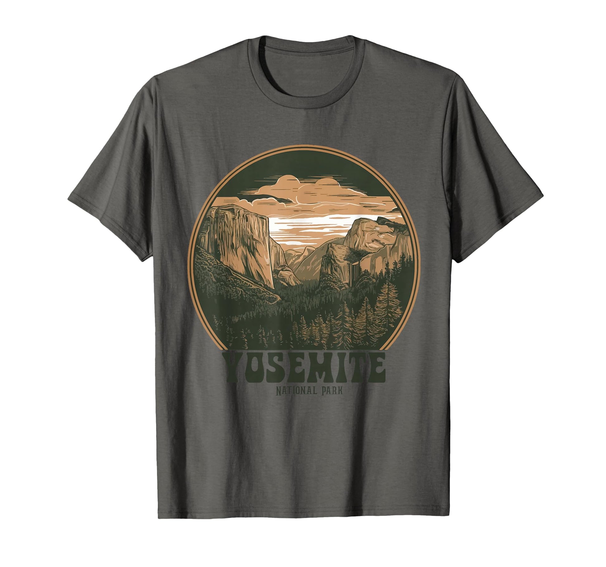 Yosemite Half Dome National Park 2026 T-Shirt - Trendy Graphic Unisex - T-Shirt, Sweatshirt, Hoodie