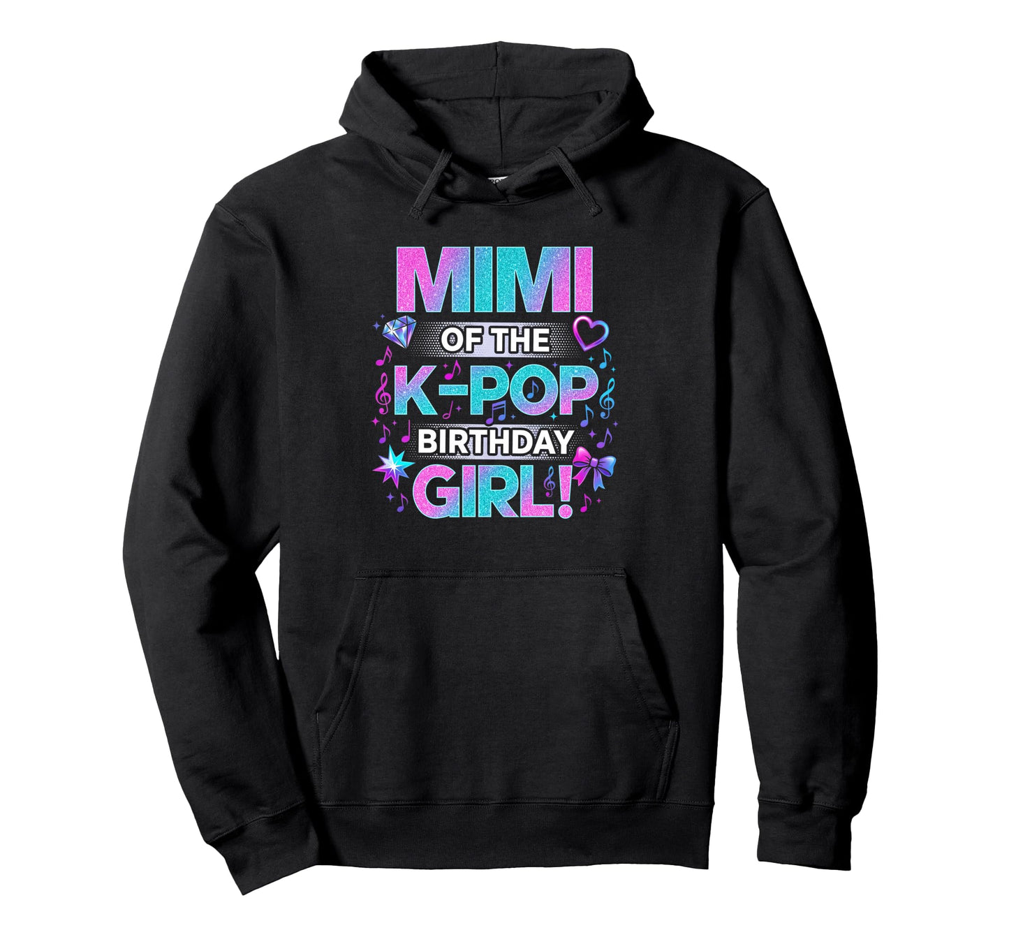 Mimi K Pop Birthday Korean Music Lovers Hoodie - Graphic Print for Adults - T-Shirt, Sweatshirt, Hoodie