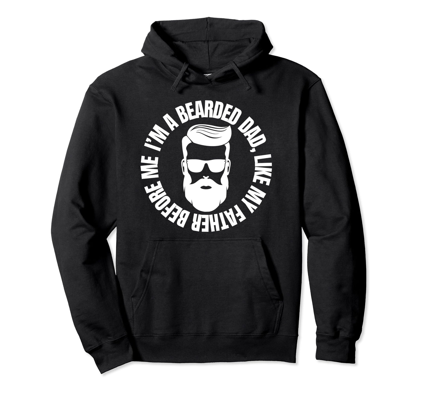 Funny Beard Fathers Gift Tattoo Beards Hoodie - Novelty Apparel Men Women - T-Shirt, Sweatshirt, Hoodie