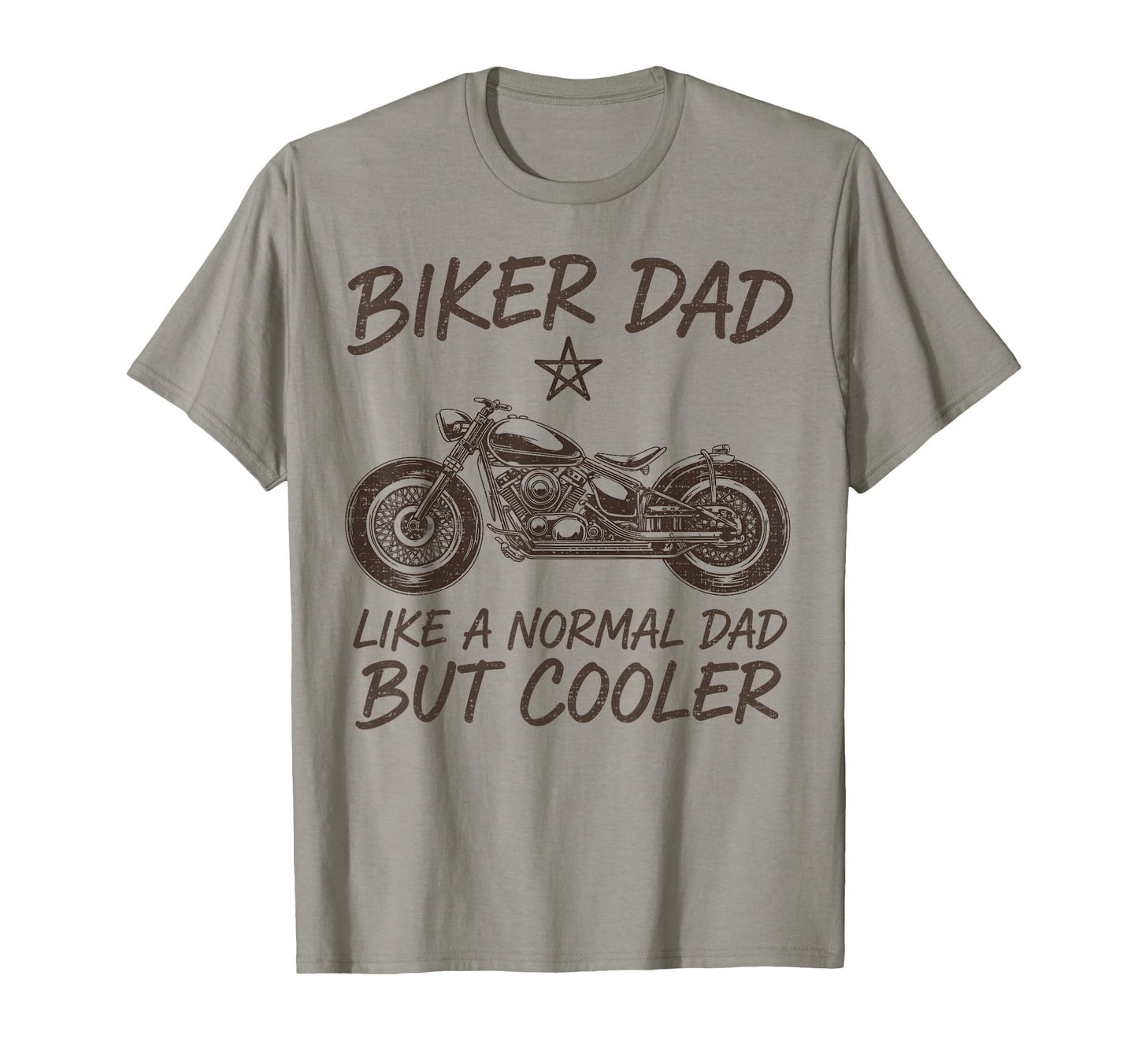 Biker Dad Like Normal Dad But Cooler T-Shirt - Novelty Apparel for Adults - T-Shirt, Sweatshirt, Hoodie