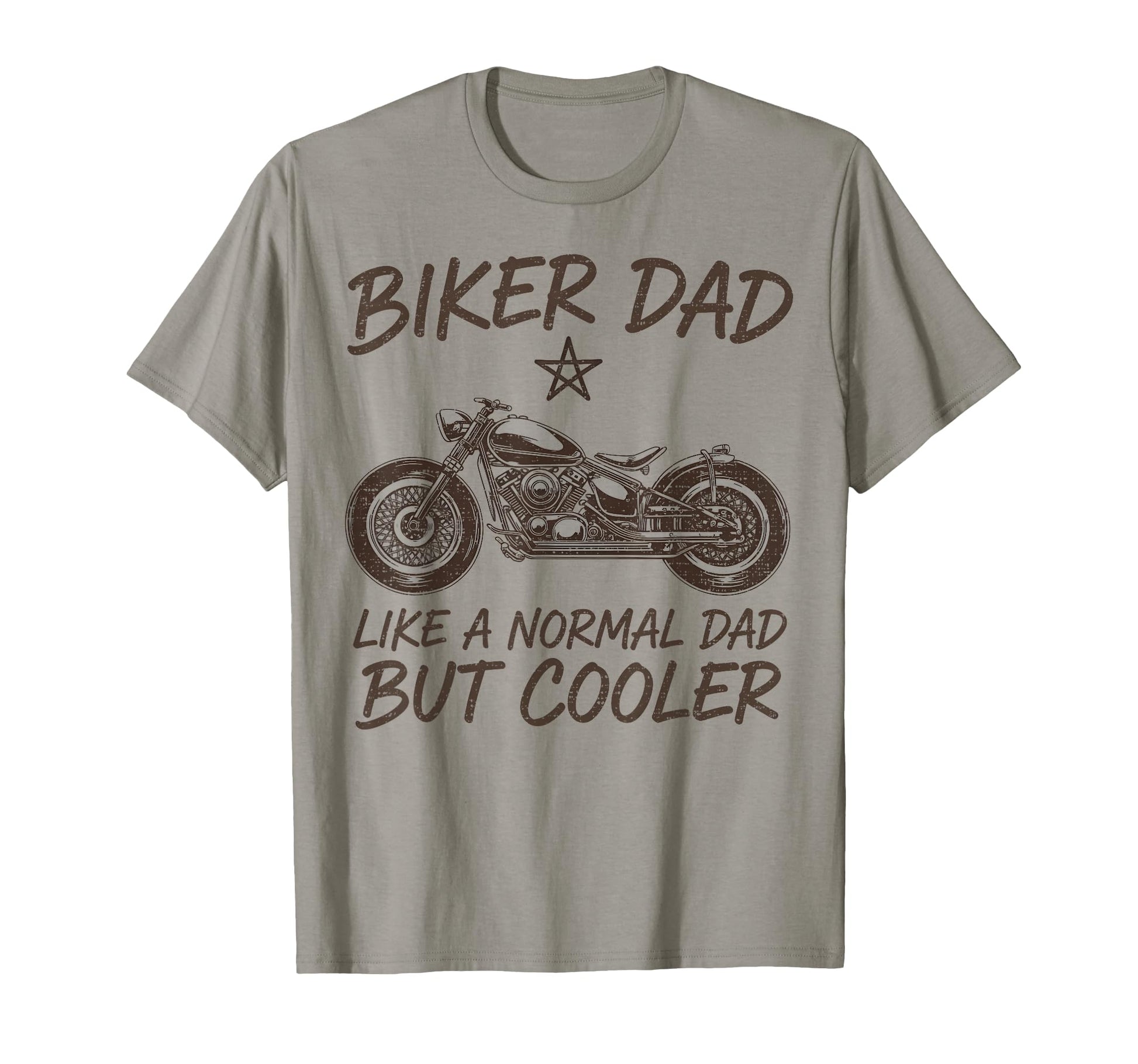 Biker Dad Like Normal Dad But Cooler T-Shirt - Novelty Apparel for Adults - T-Shirt, Sweatshirt, Hoodie