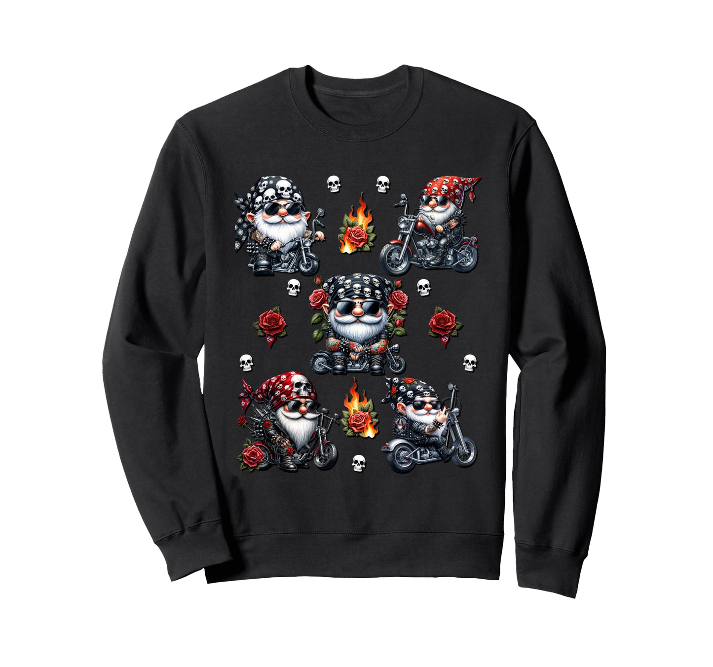 Funny Motorcycle Accessories Sweatshirt - Aesthetic Graphic for Adults - T-Shirt, Sweatshirt, Hoodie